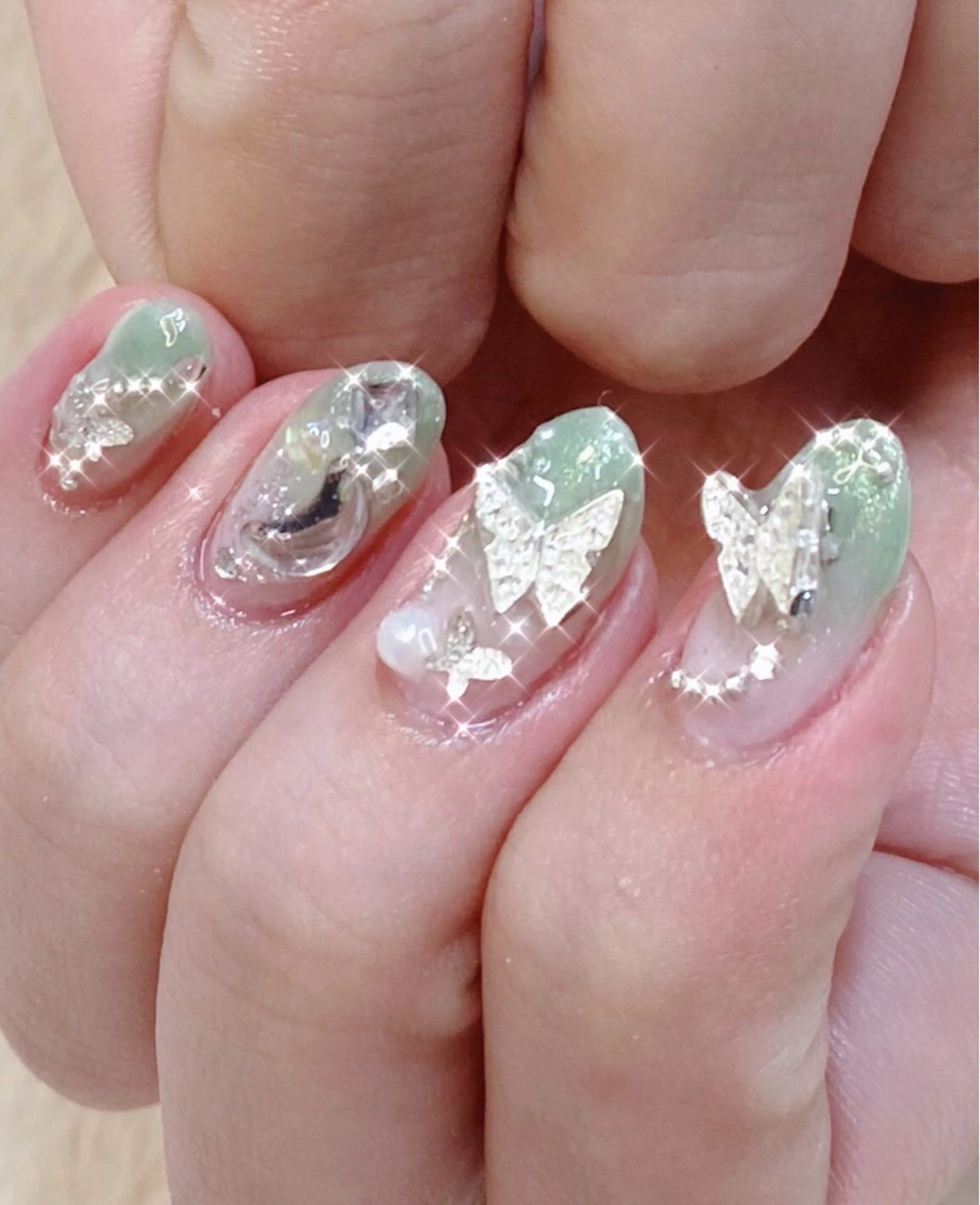 ネイル フットネイル ジェルネイル 氷ネイル・うるうるネイル 韓国ネイル オフィスネイル 大門浜松町 ネイルのネイルデザイン