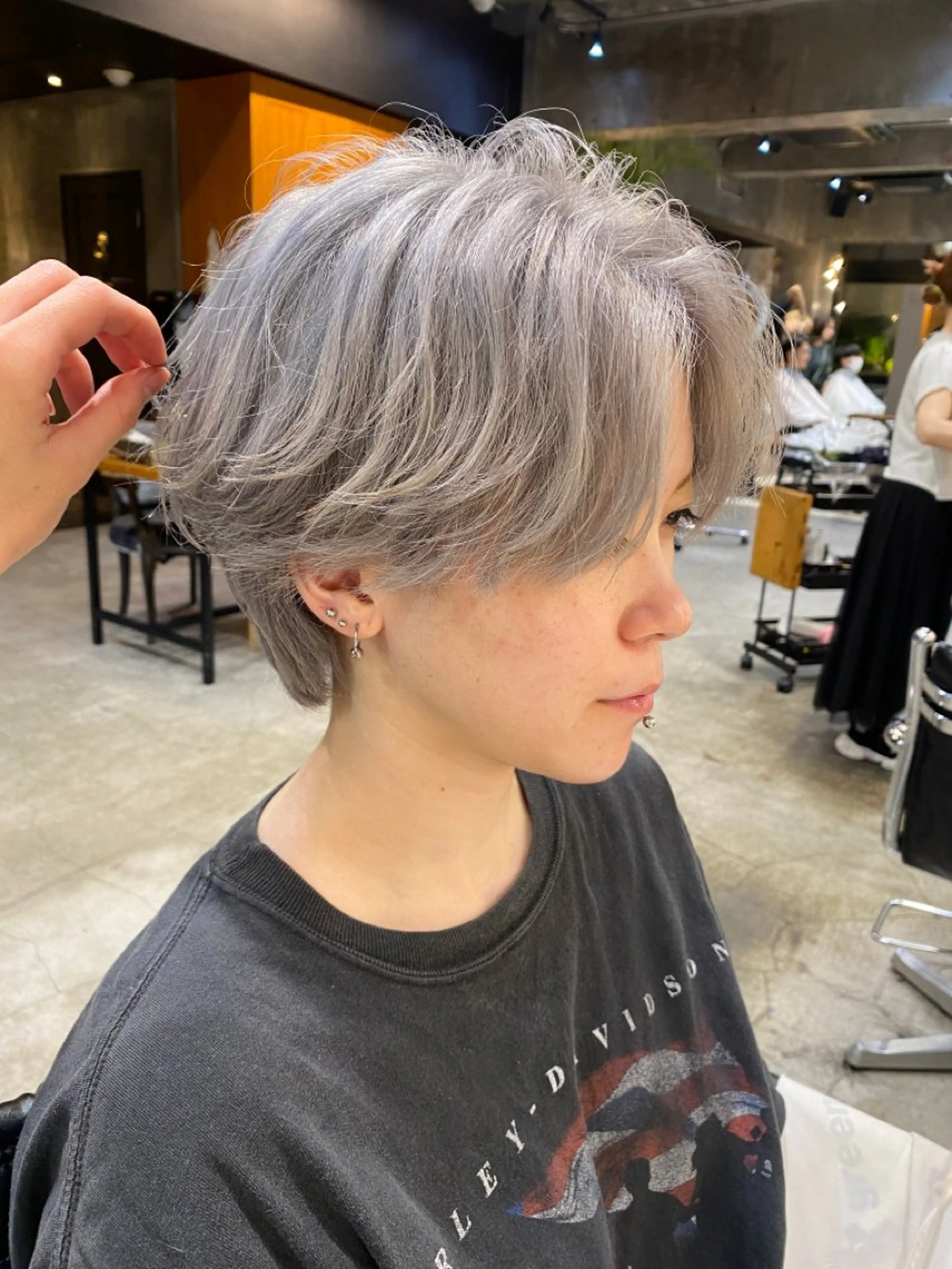 ショート カラー メンズ カット ヘアカラー トリートメント ◽️モードヘア◽️ SHOUTOのヘアスタイル