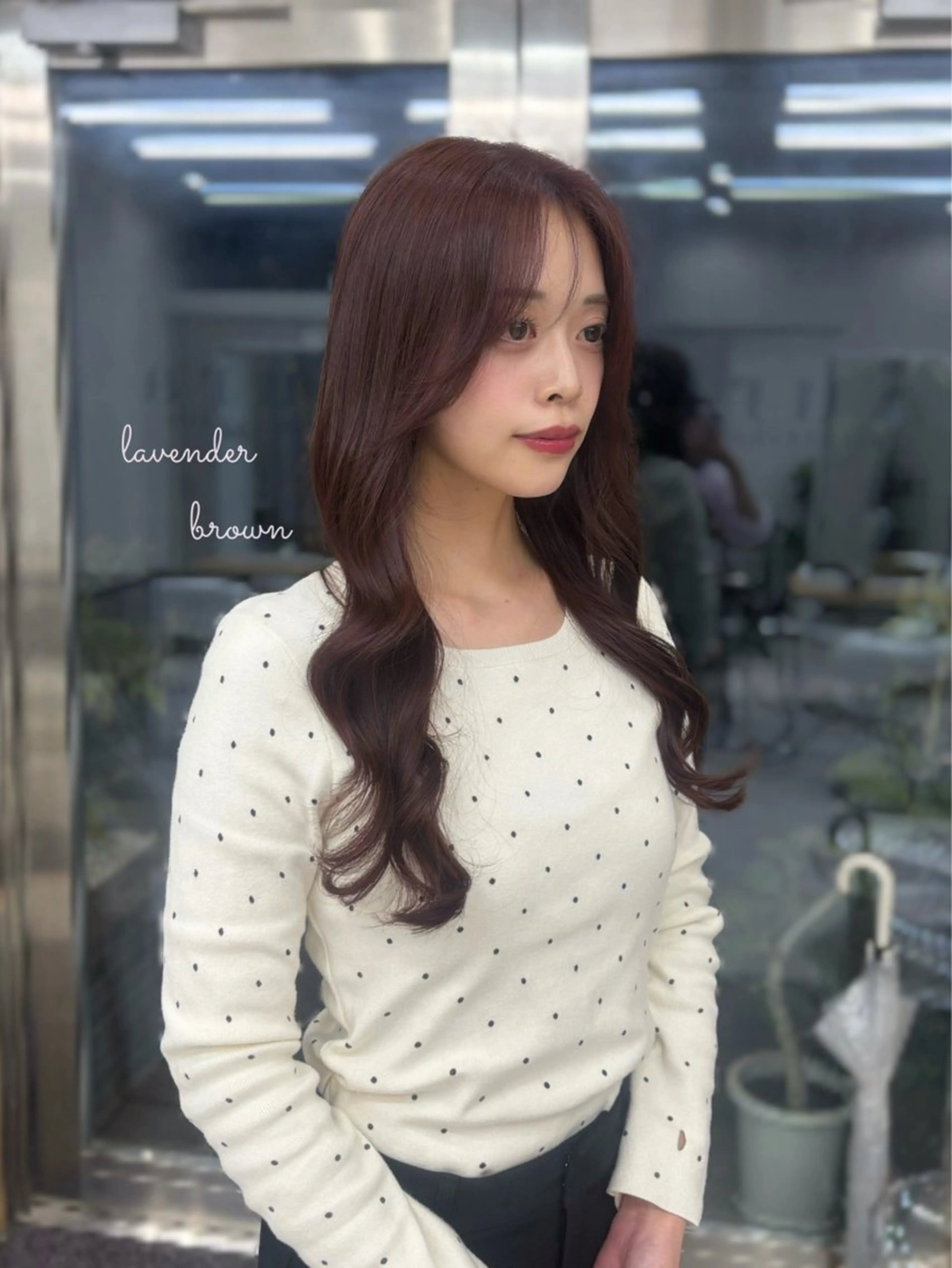 カラー 藤原 亜美果のヘアスタイル