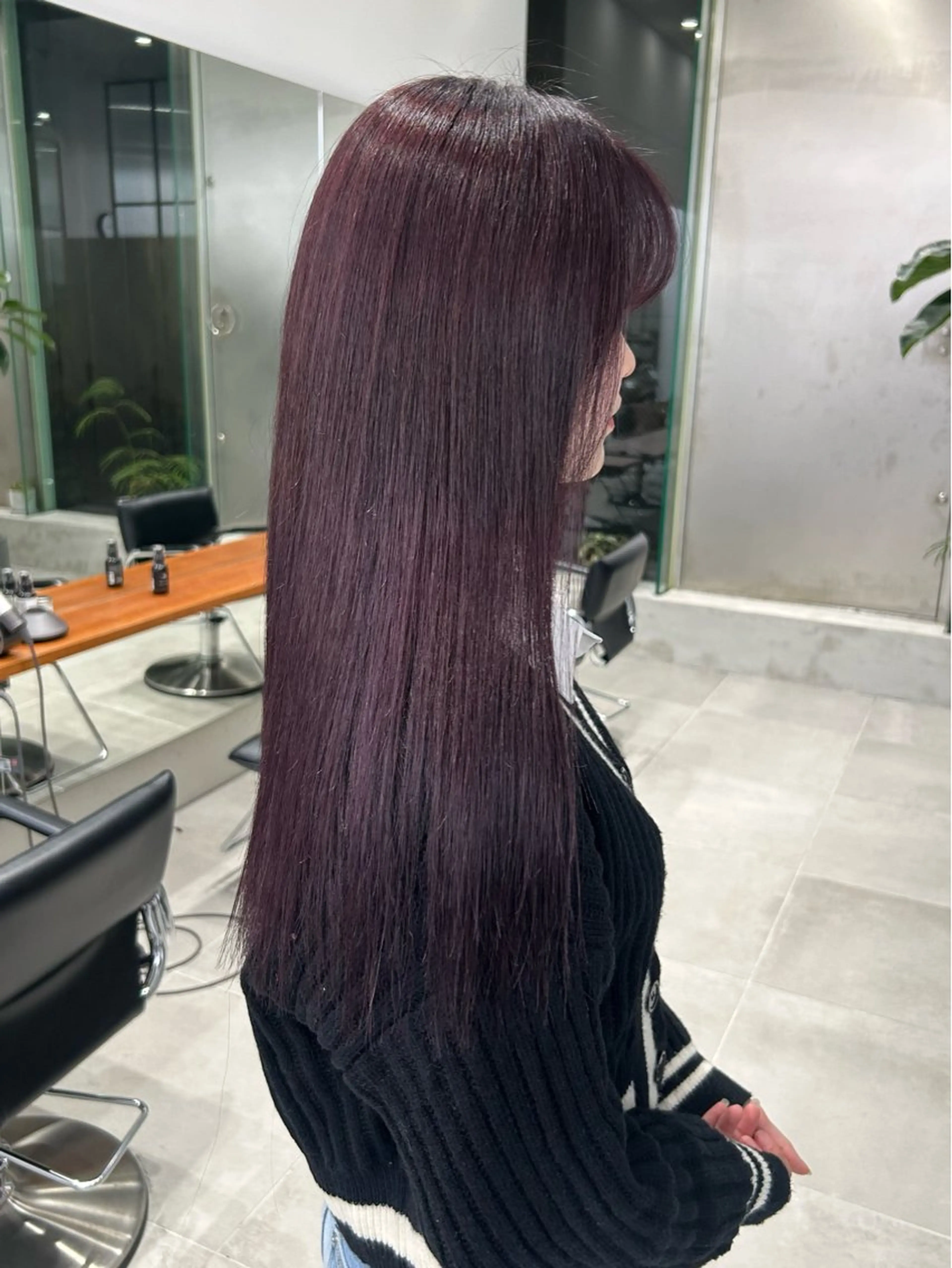 ロング カラー 透明感ハイトーン/ まつ毛パーマ/セイナのマツエク・マツパデザイン