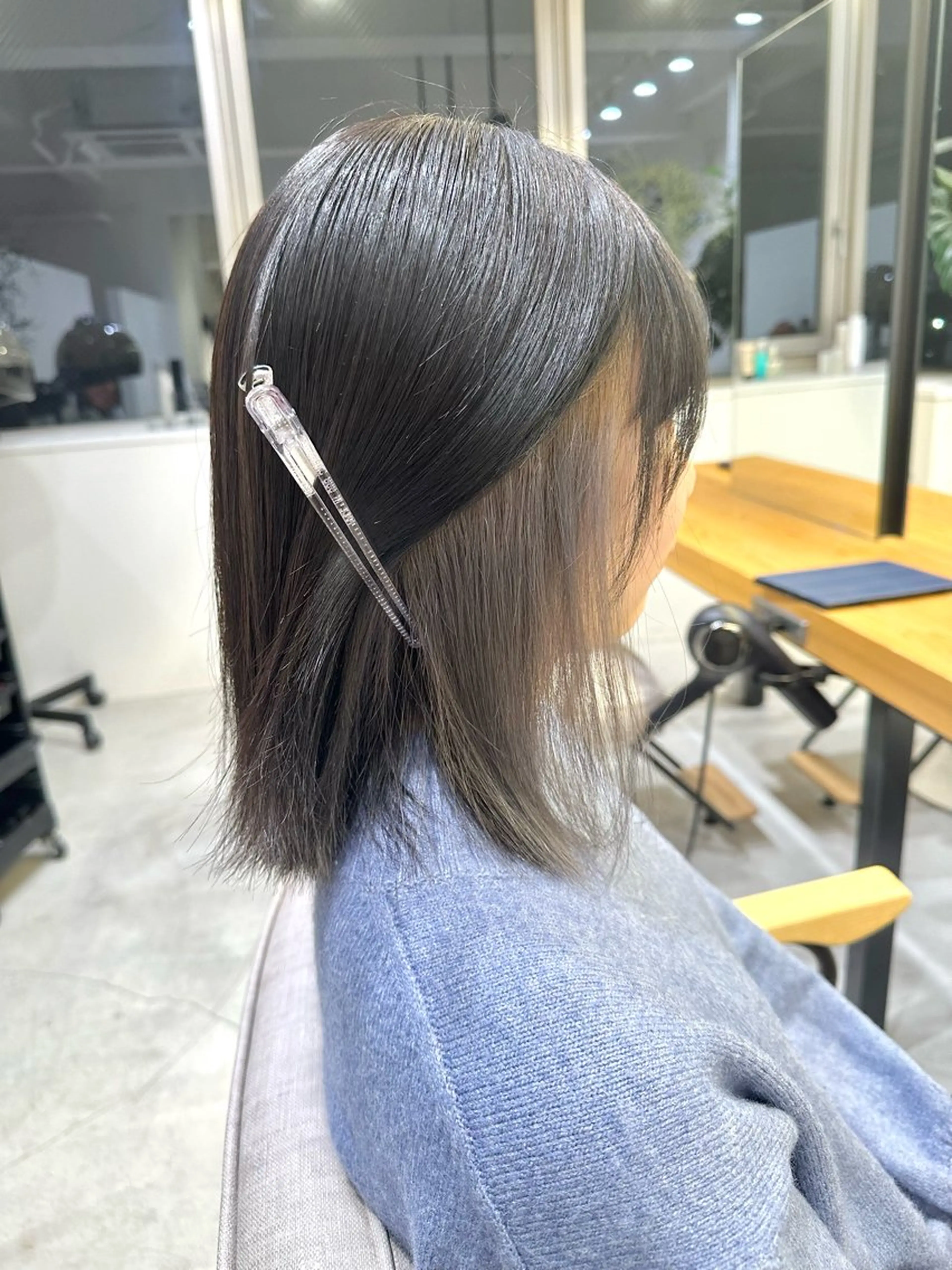 ショート カット ヘアカラー トリートメント 上野湧太 髪質改善/艶カラーのヘアスタイル