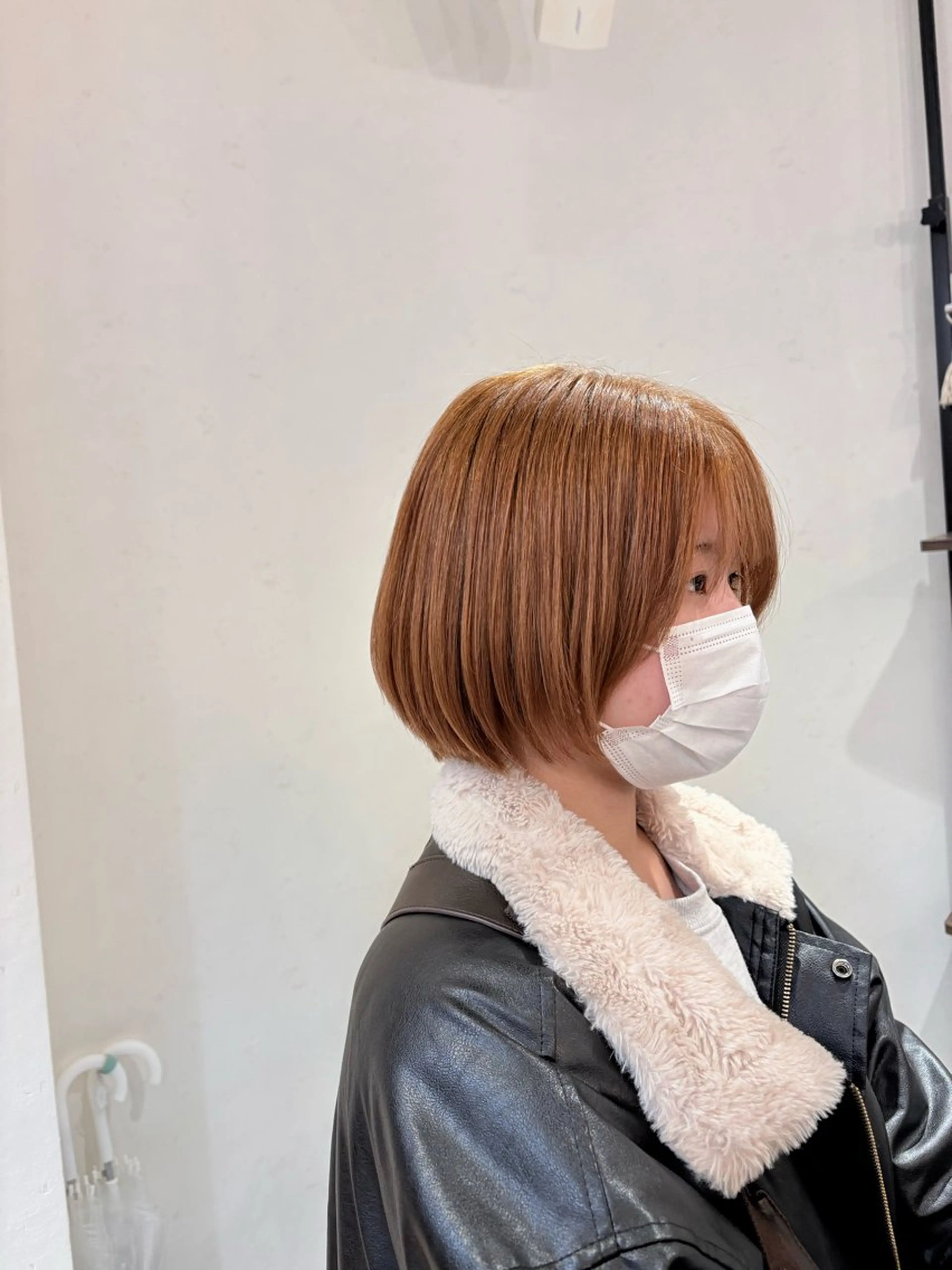 ショート ボブ カット 河野 穂香のヘアスタイル