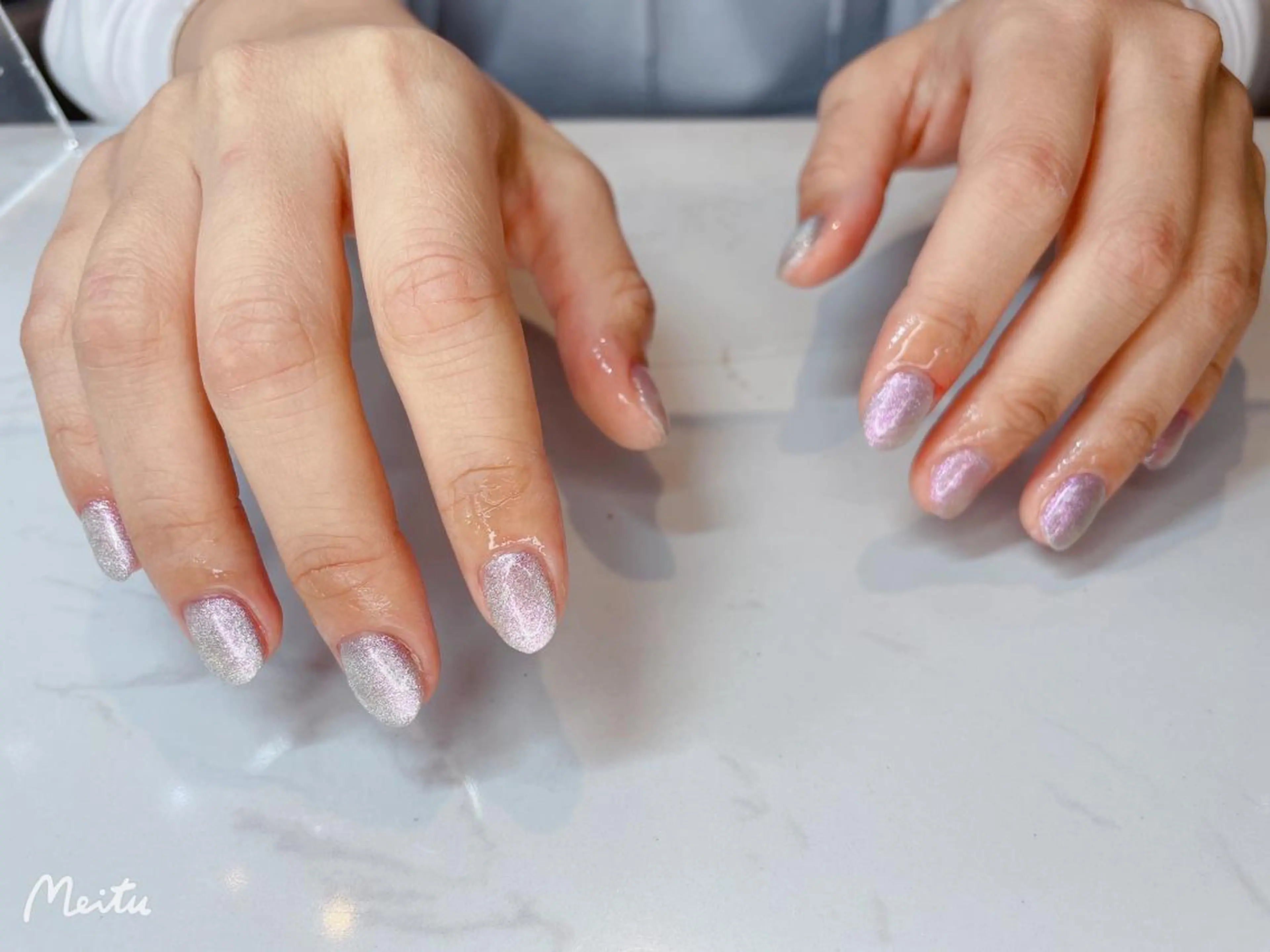 ネイル 桜ネイル クリアネイル 長さ出し フットネイル フレンチネイル 大塚眉毛|ハンドケア |肌管理の眉毛・アイブロウイメージ