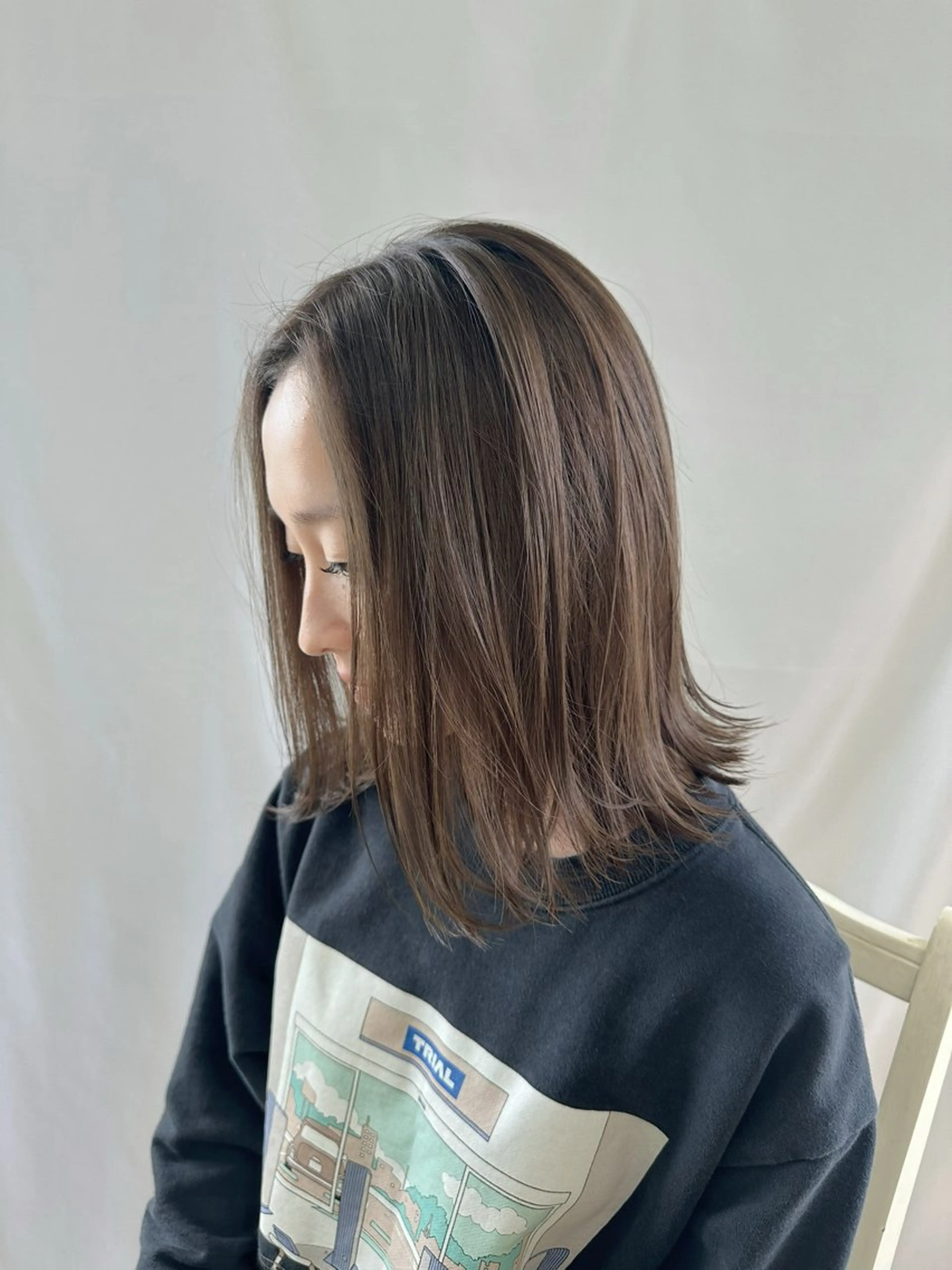 ミディアム カット ヘアカラー KO コウ 【SARA 新宮店】のヘアスタイル