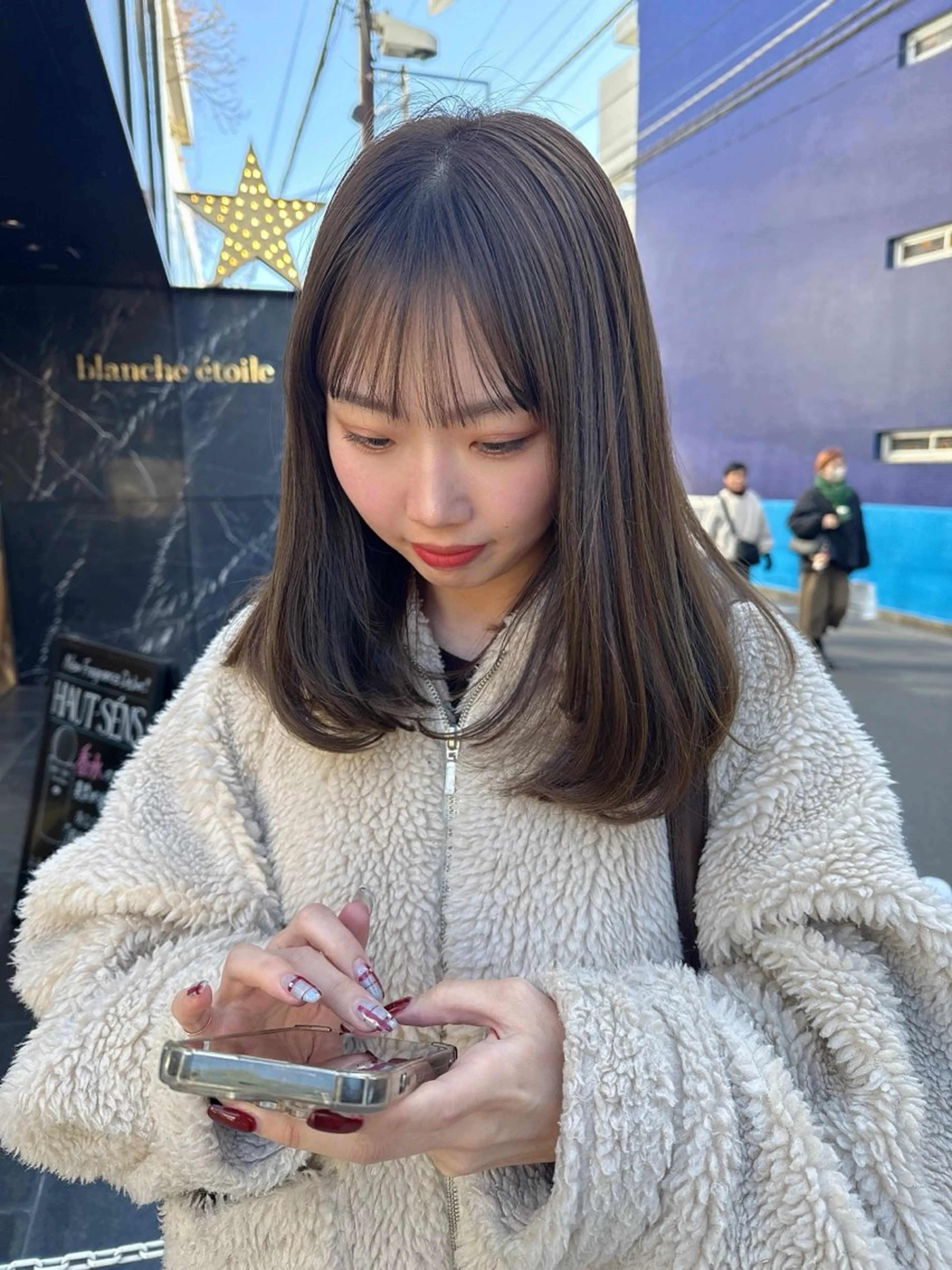 セミロング カラー カット ヘアカラー トリートメント 似合わせヘア🫶🏻 つきいてるみのヘアスタイル