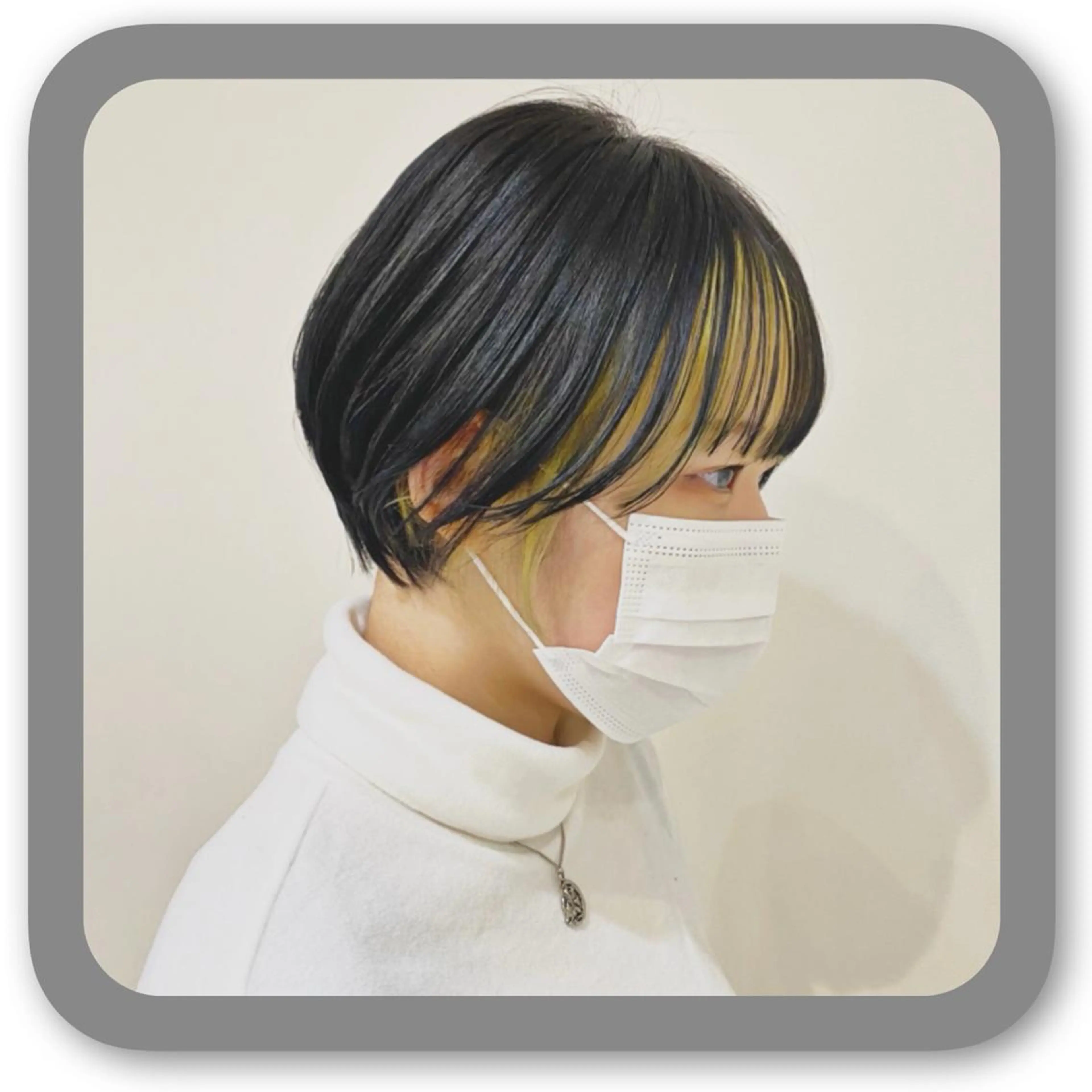 ショート アッシュ ボブ 髪質改善 レイヤーカット ショートヘア ショート〜ミディアム 喜多司のヘアスタイル