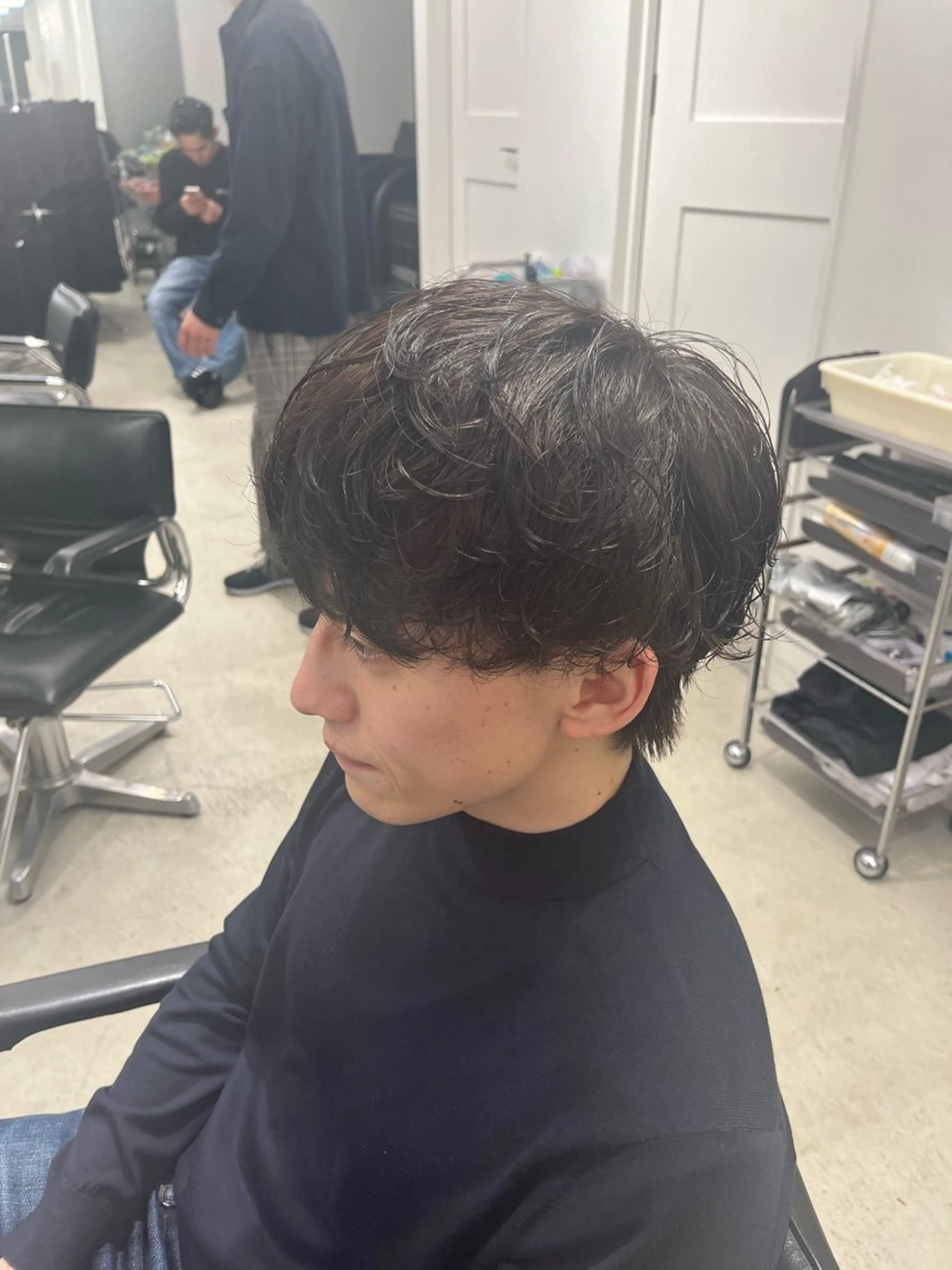 パーマ メンズ 深谷 侑亮のヘアスタイル