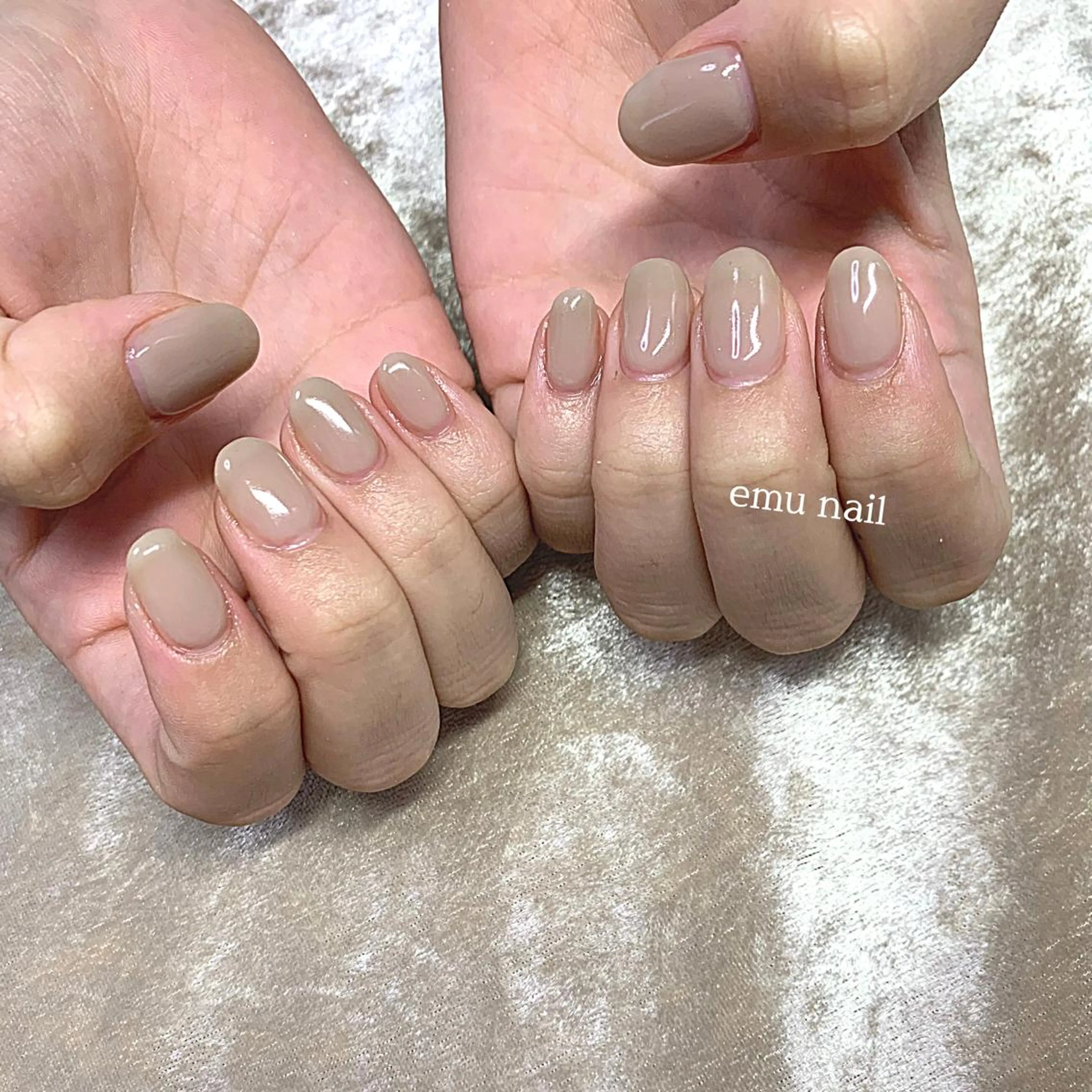 ネイル ワンカラーネイル emu nailのネイルデザイン