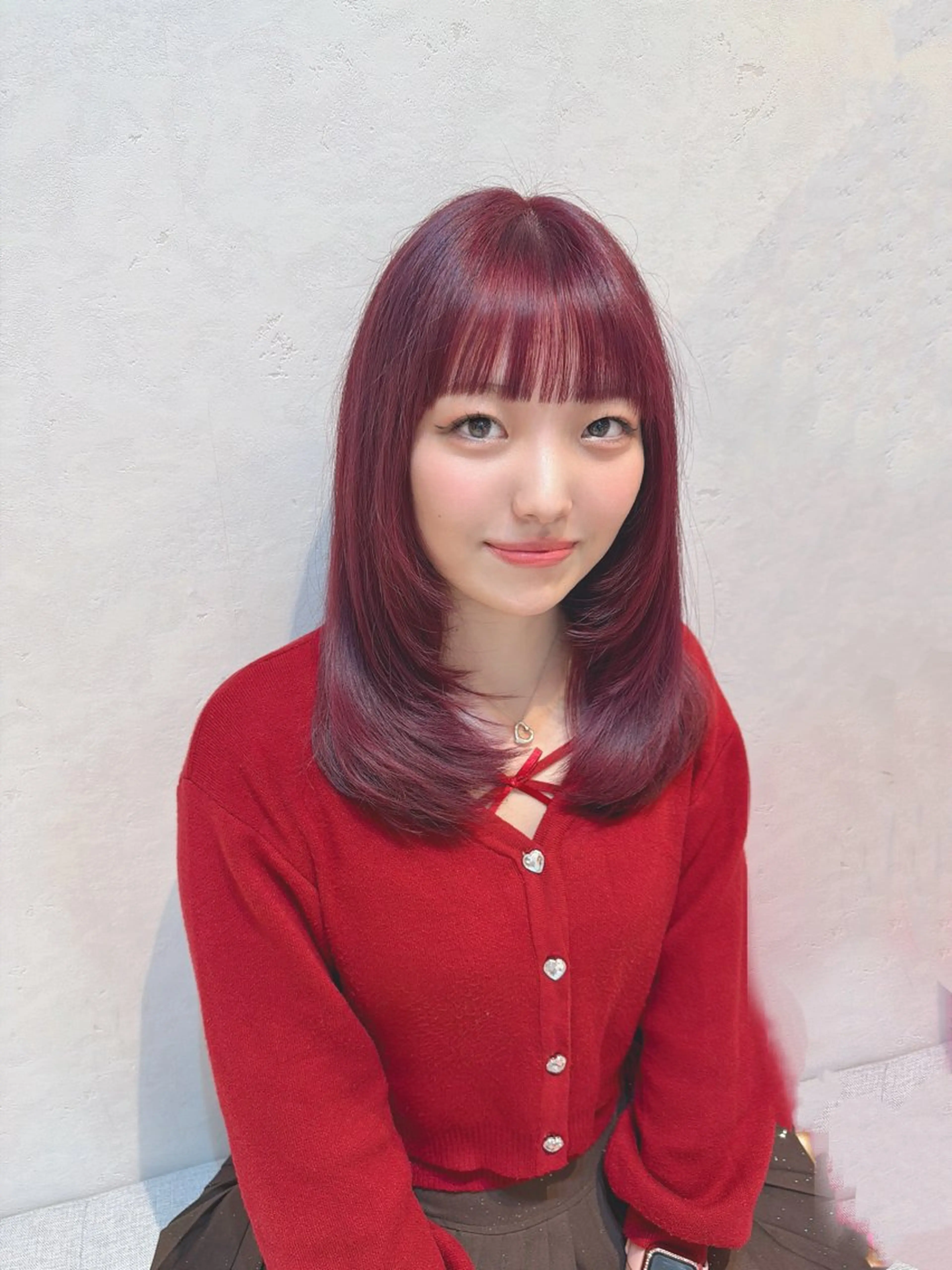 ミディアム ハイトーン/アレンジ かなで⊹ ࣪ ˖⟡のヘアスタイル