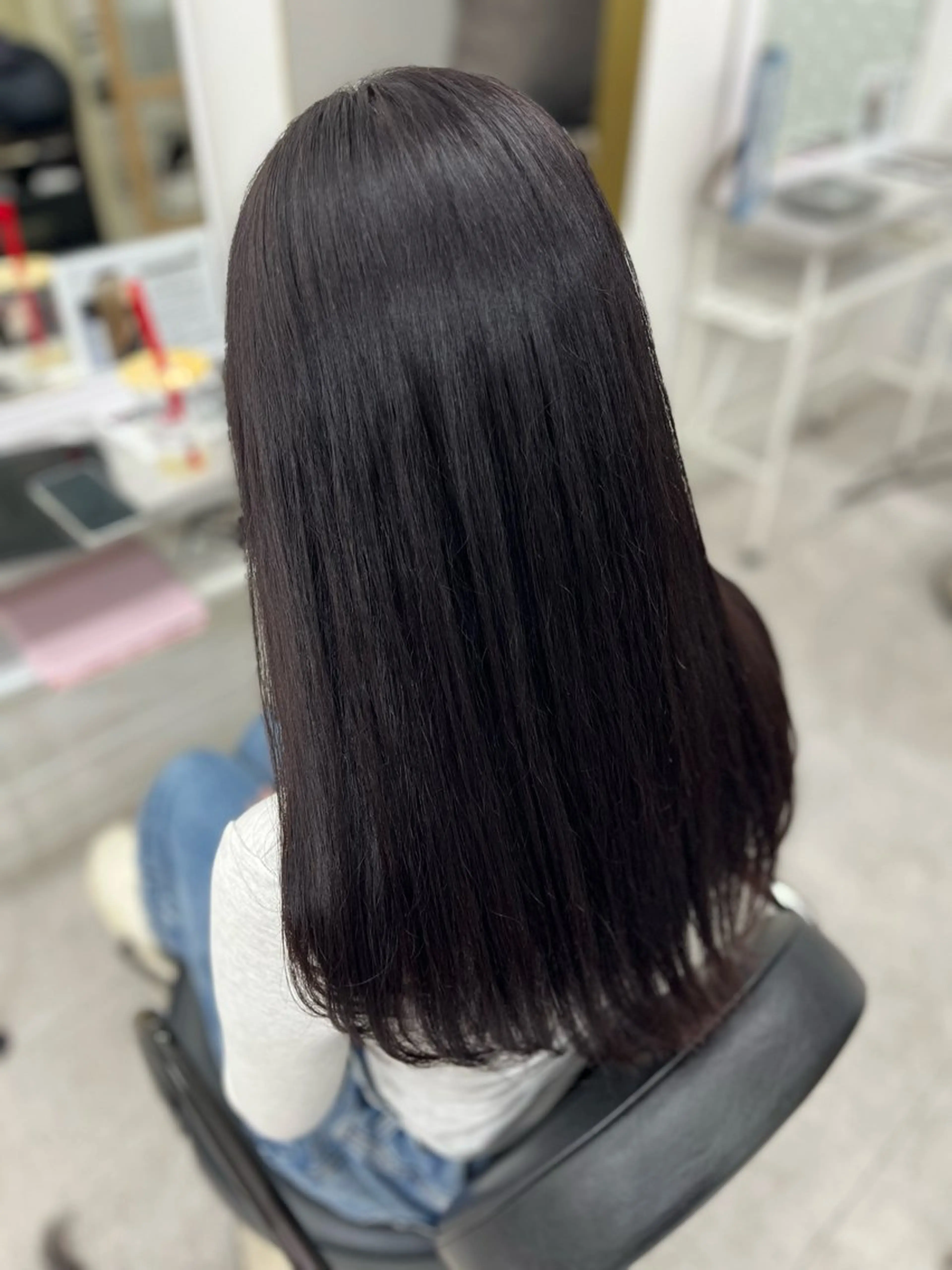 ロング カラー ブラウンカラー ラベンダーカラー 🫧ぷる艶カラー🫧 Yuubi🦩のヘアスタイル