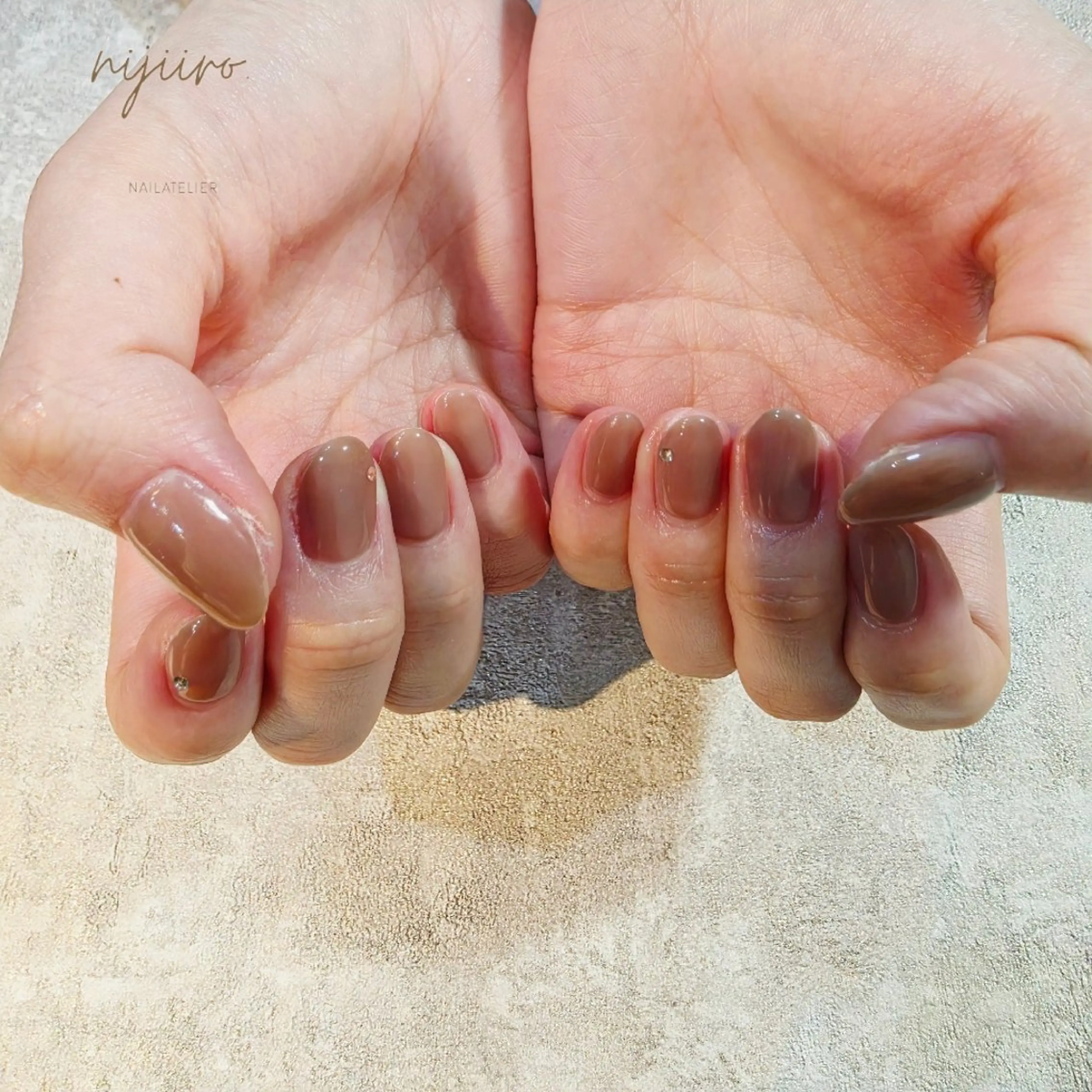 ネイル ハンドネイル nailatelier nijiiro.所属・nijiiro🌈 サトウのネイルデザイン