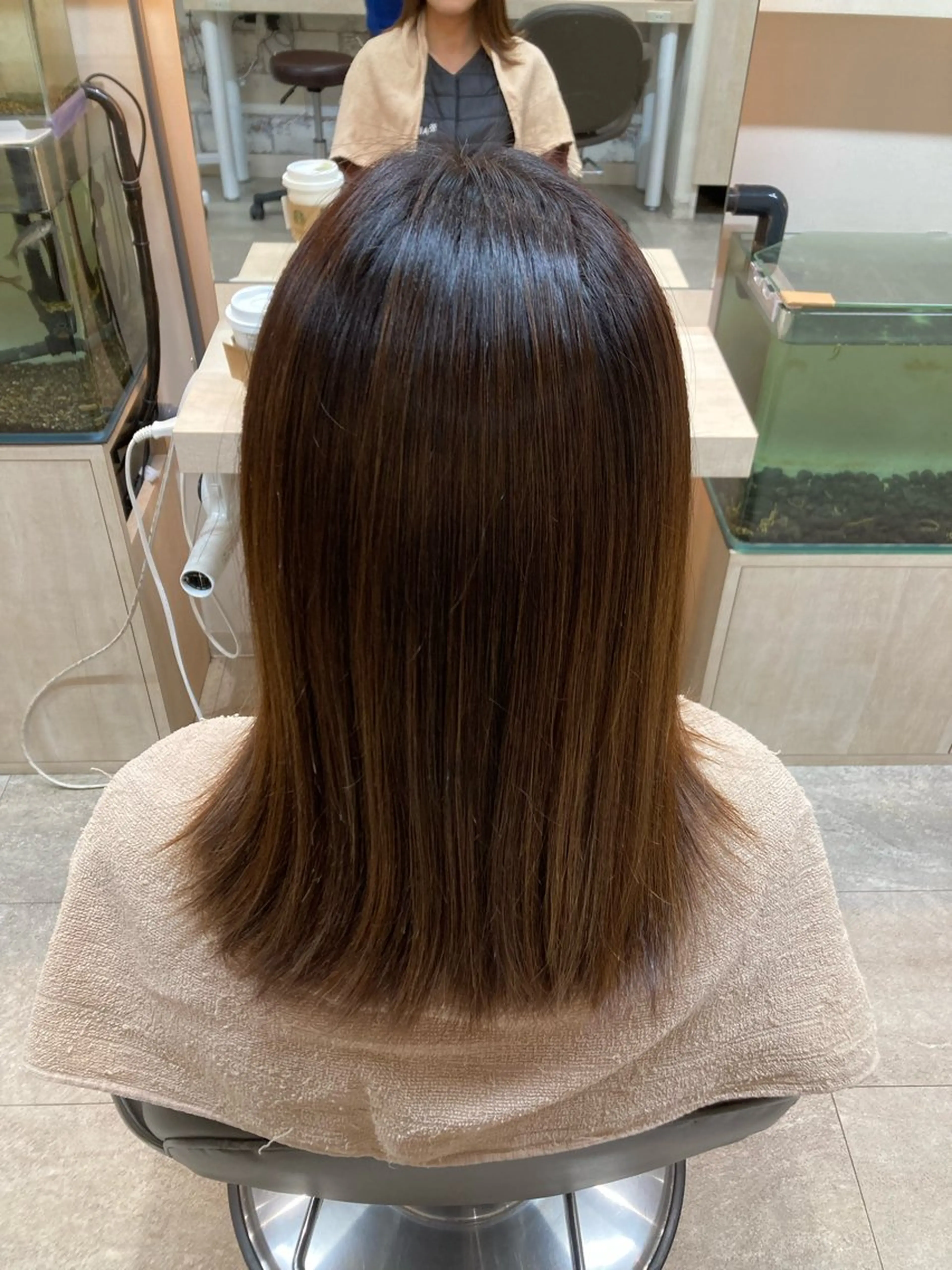 カラー ヘアカラー HAIRLOUNGESoleil六本木所属・Soleil 🌷ハナ🌷のヘアスタイル