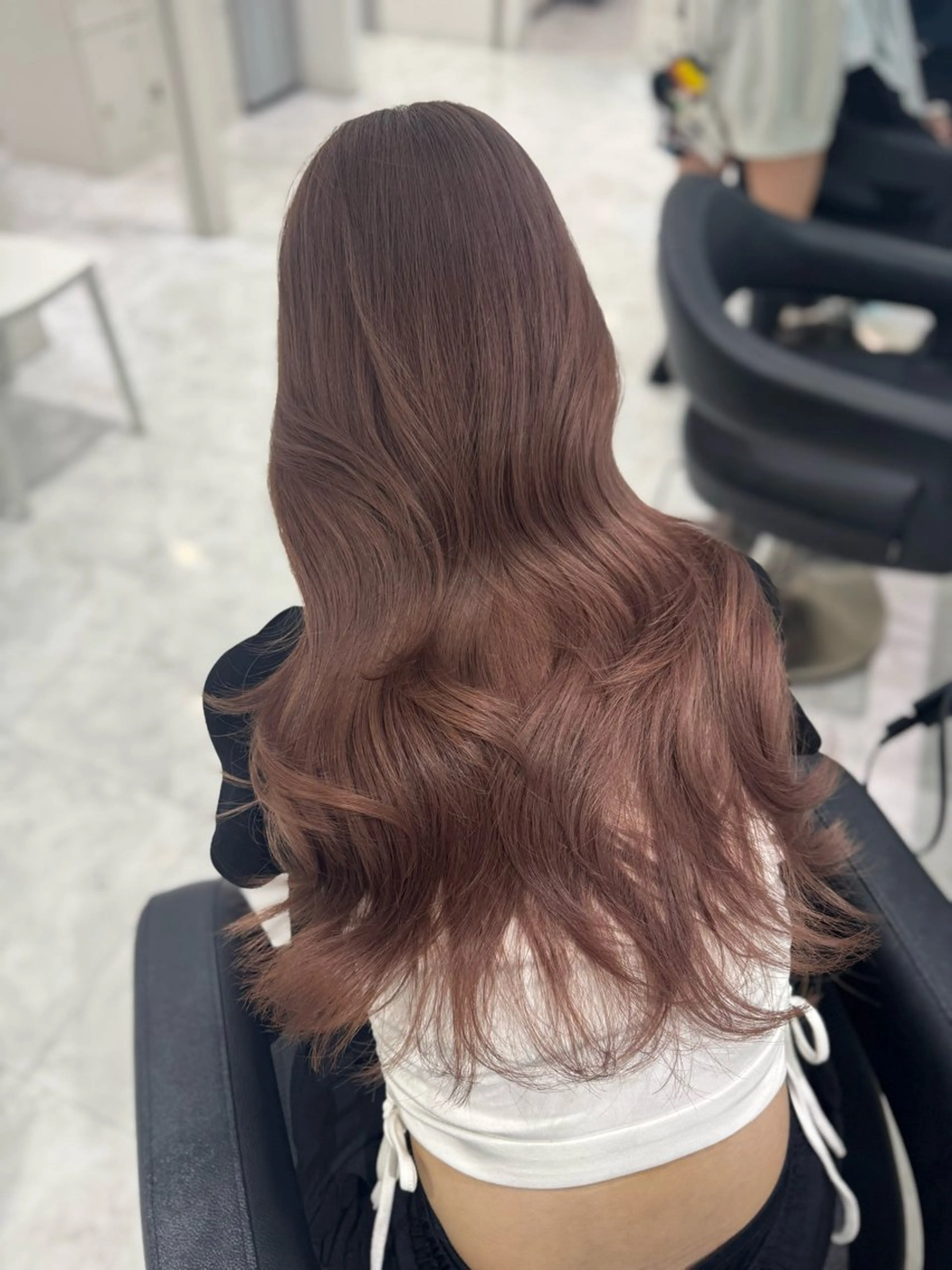 ロング カラー ヘアカラー トリートメント 💎透明感カラー /kaito💎のヘアスタイル