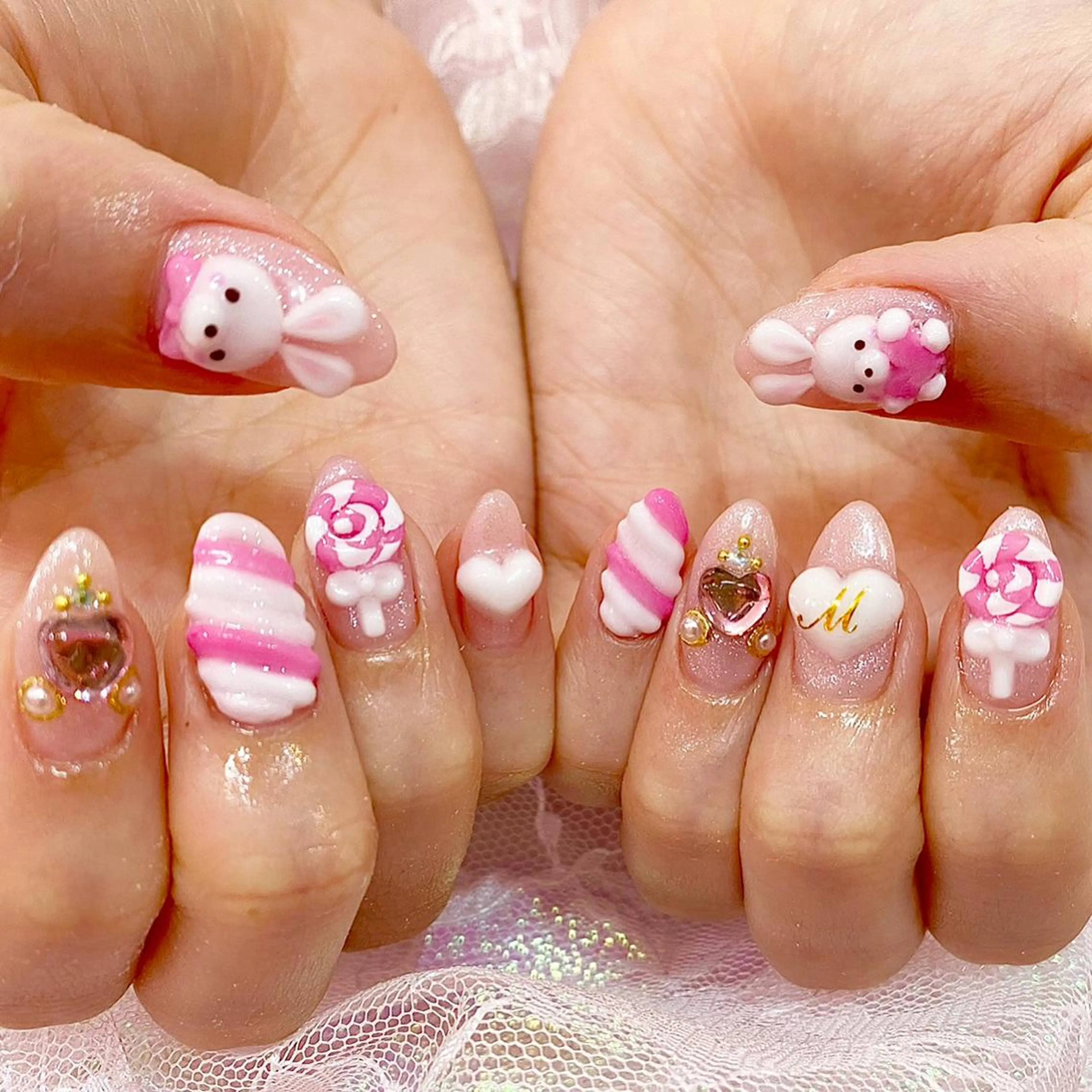 ミディアム キッズ ネイル NAILSGOGO shibuyaのネイルデザイン