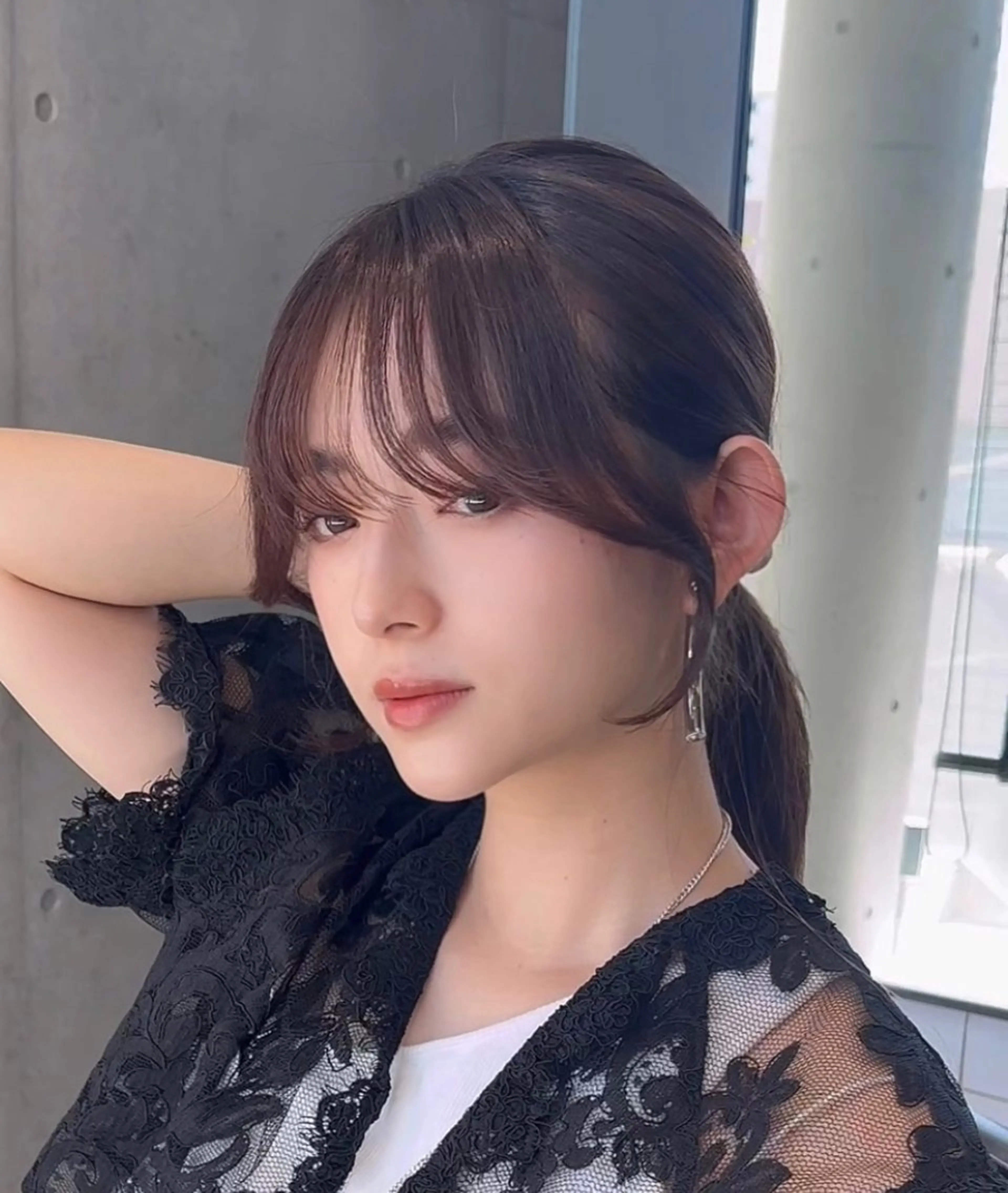 ロング カラー カット ヘアカラー トリートメント 🌫️大人韓国ヘア 🌫️naoyaのヘアスタイル