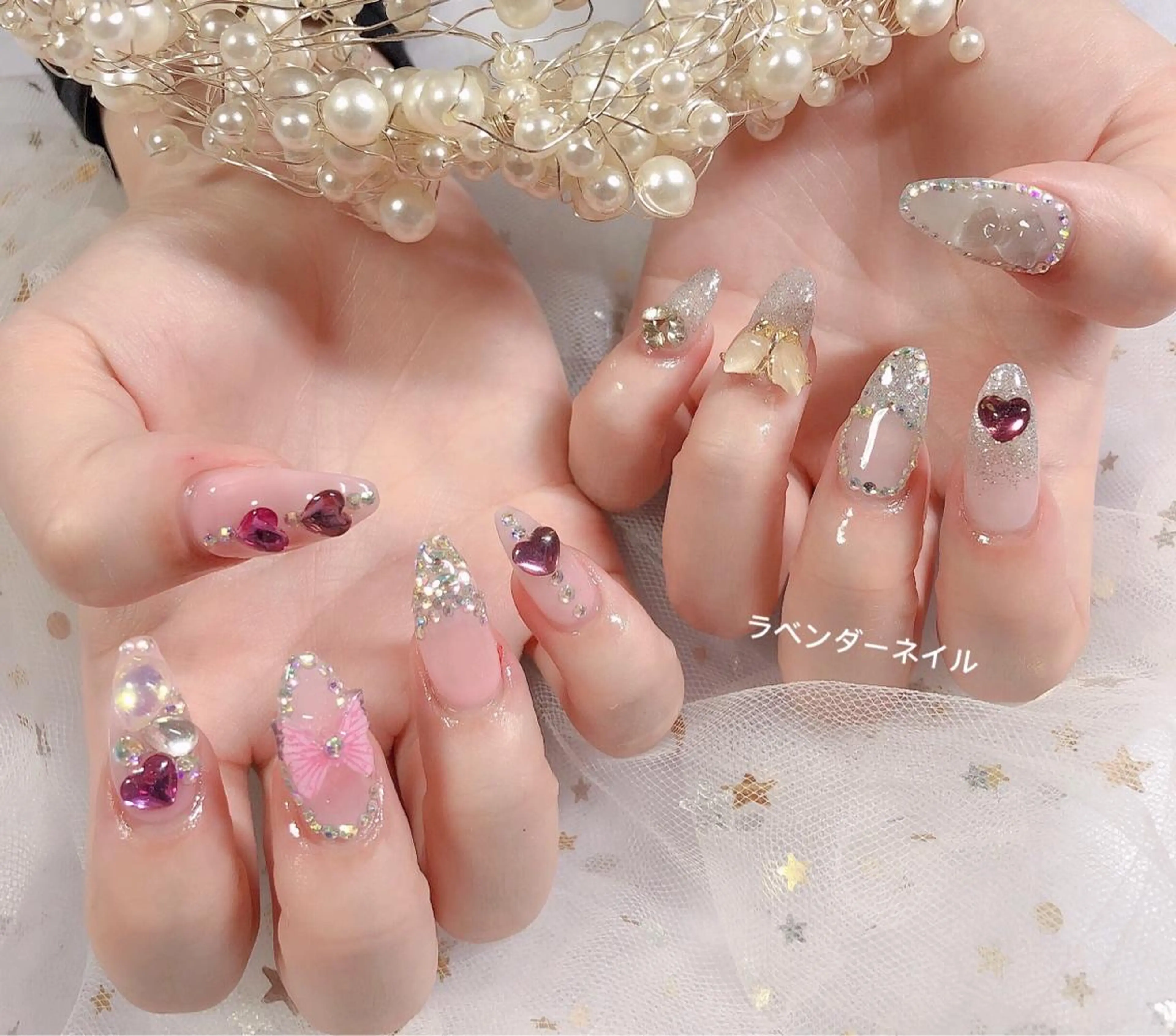 ネイル ラベンダー💖日暮里 ルル💖ネイルのネイルデザイン