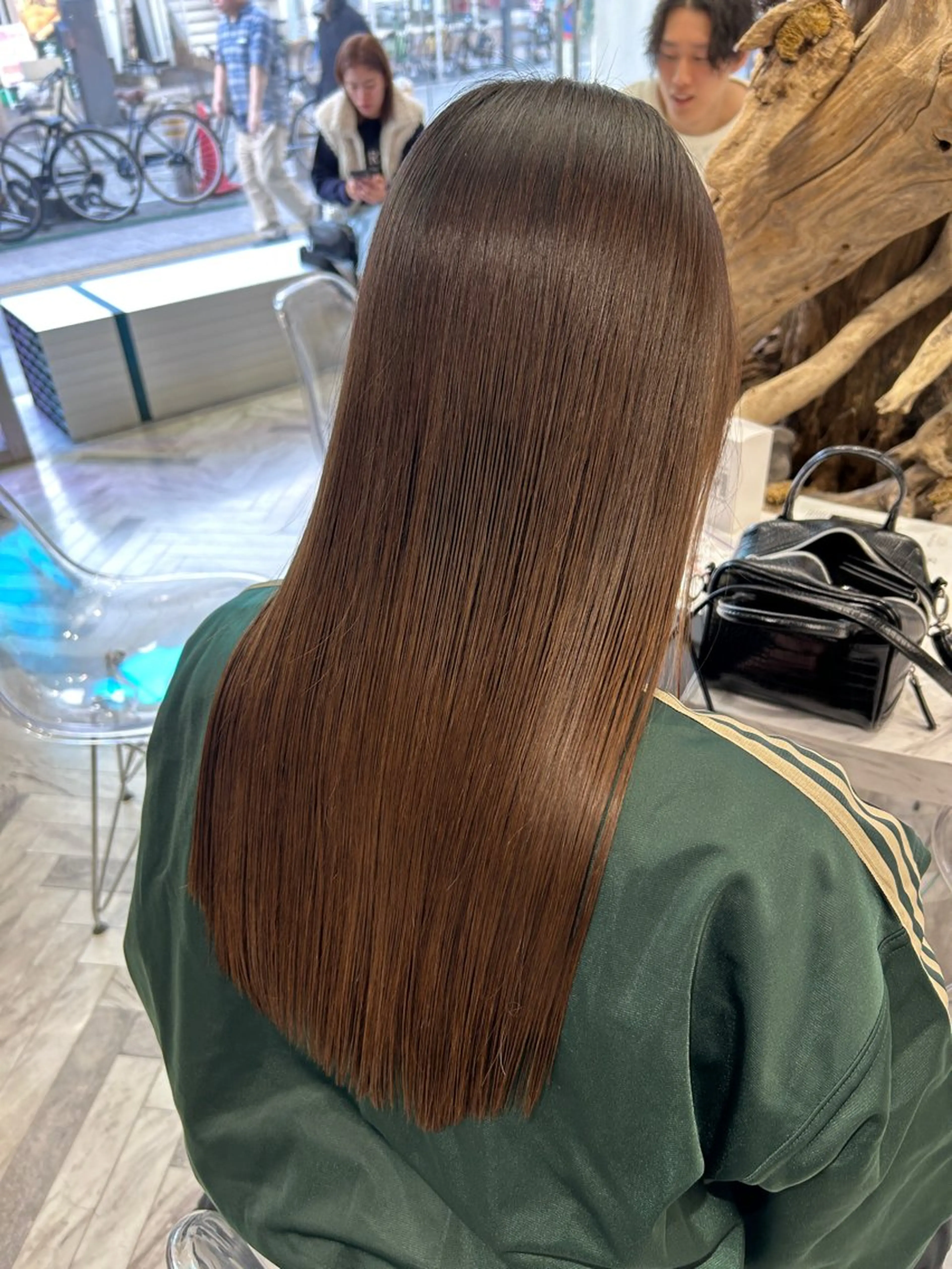 セミロング カラー カット ヘアカラー 冬っぽカラー/ マツエク/ゆきなのマツエク・マツパデザイン