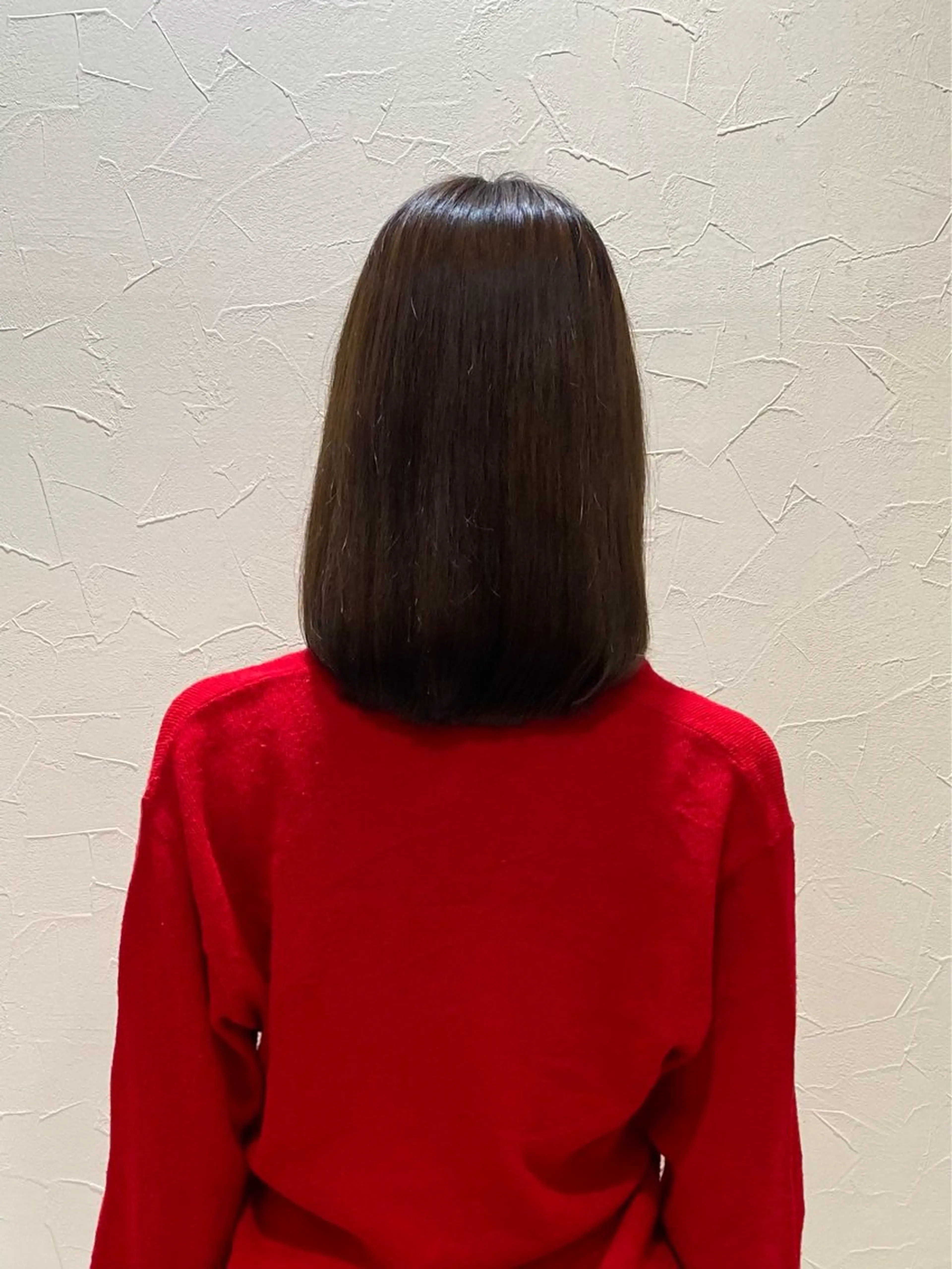 ミディアム 伸ばしかけ 横手 亜紀のヘアスタイル