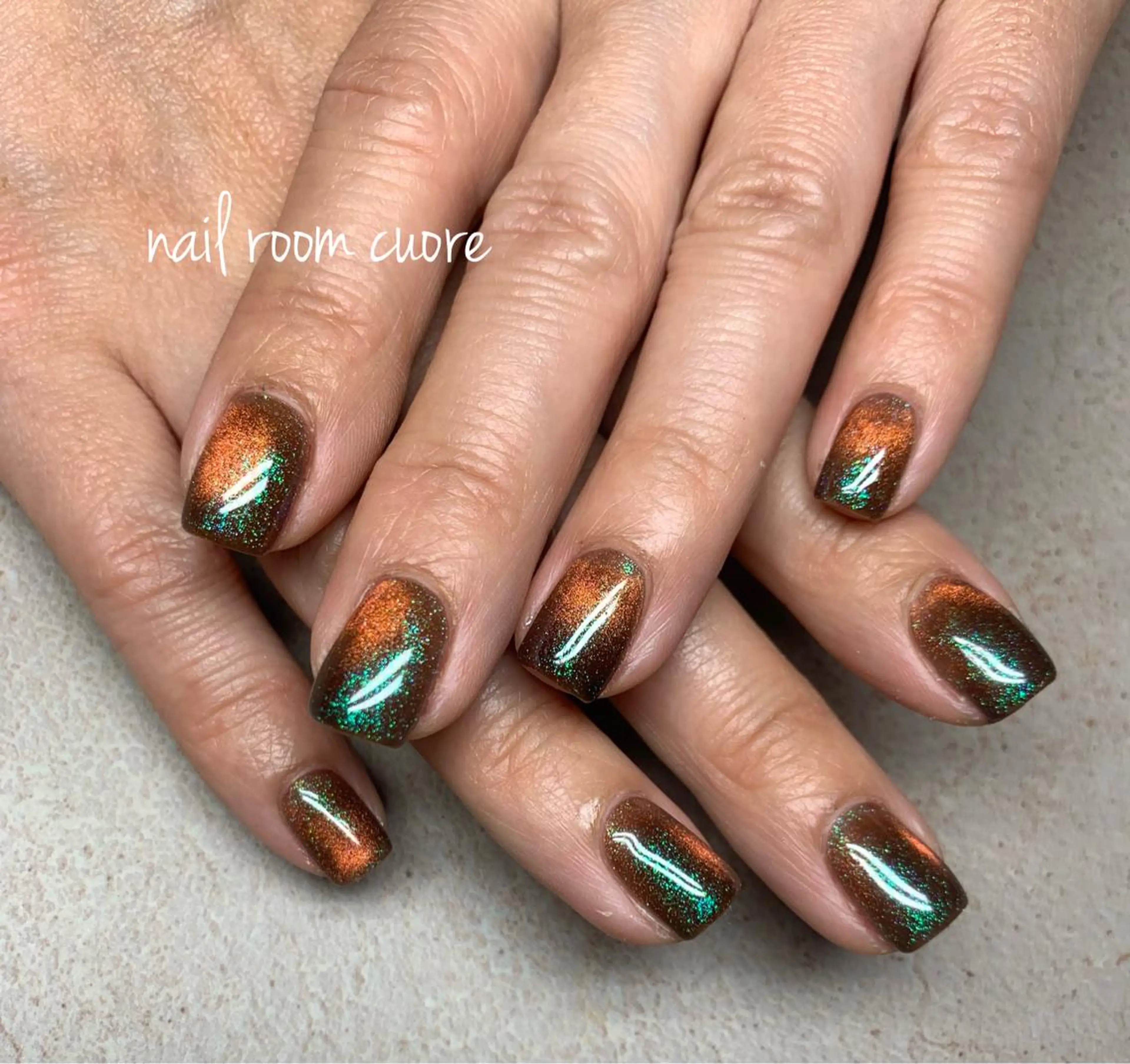 ネイル マグネットネイル nail room  cuore所属・松尾 典子のネイルデザイン