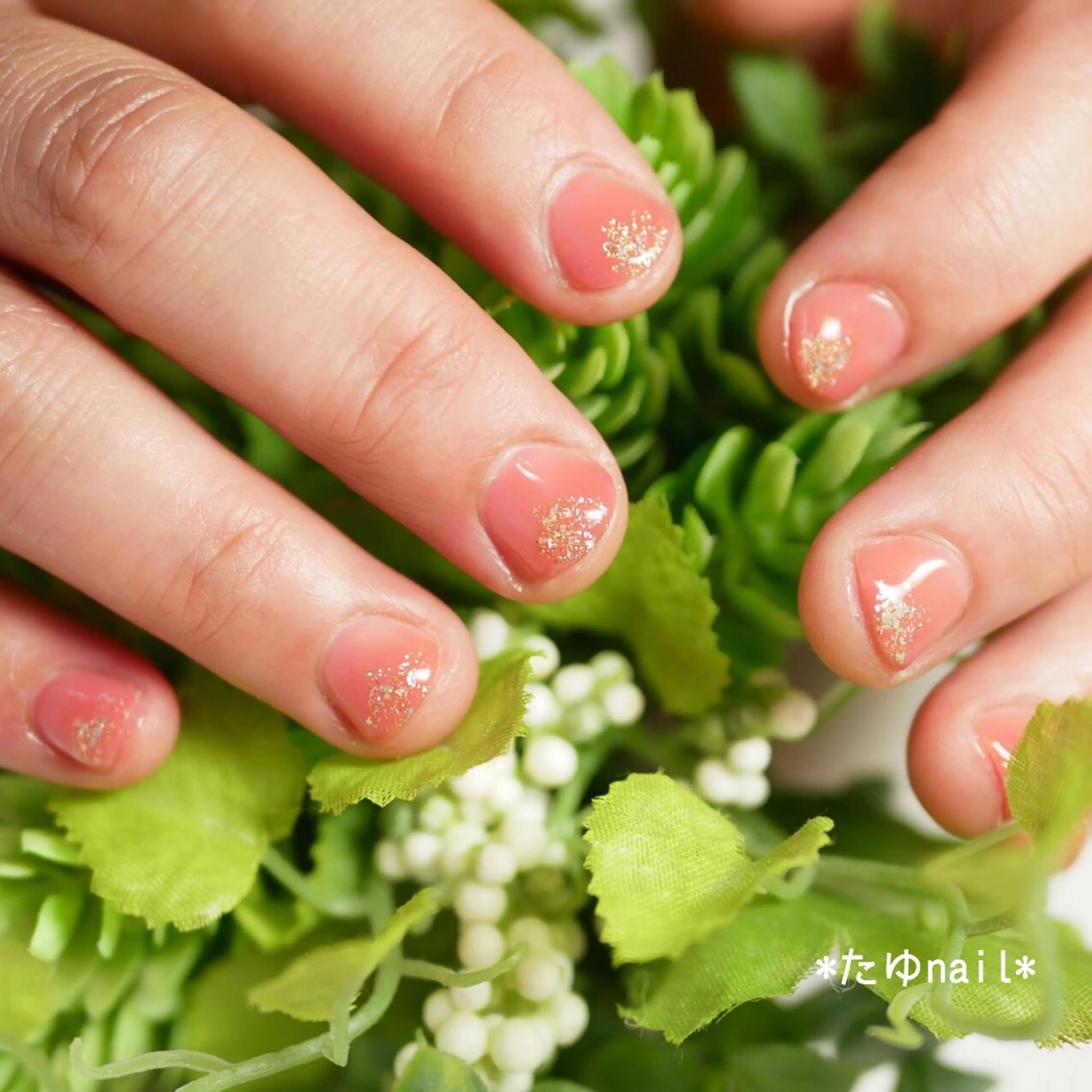 ネイル ハンドネイル ネイルサロン・ネイルスクール　たゆnail所属・ネイルサロン 【たゆnail】のネイルデザイン