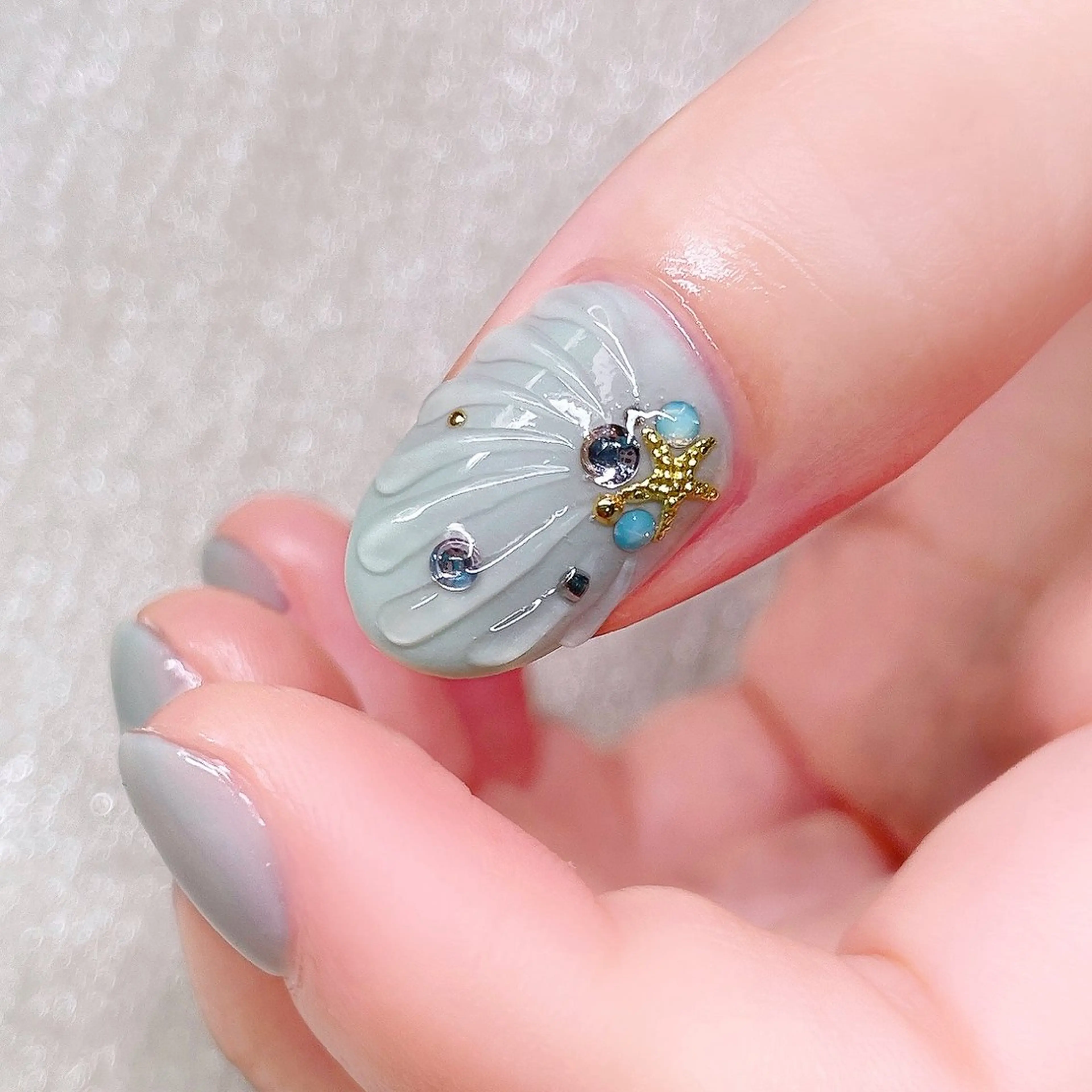 ネイル 長さ出し ハンドネイル Nailist SUZU所属・Nailist suzuのネイルデザイン