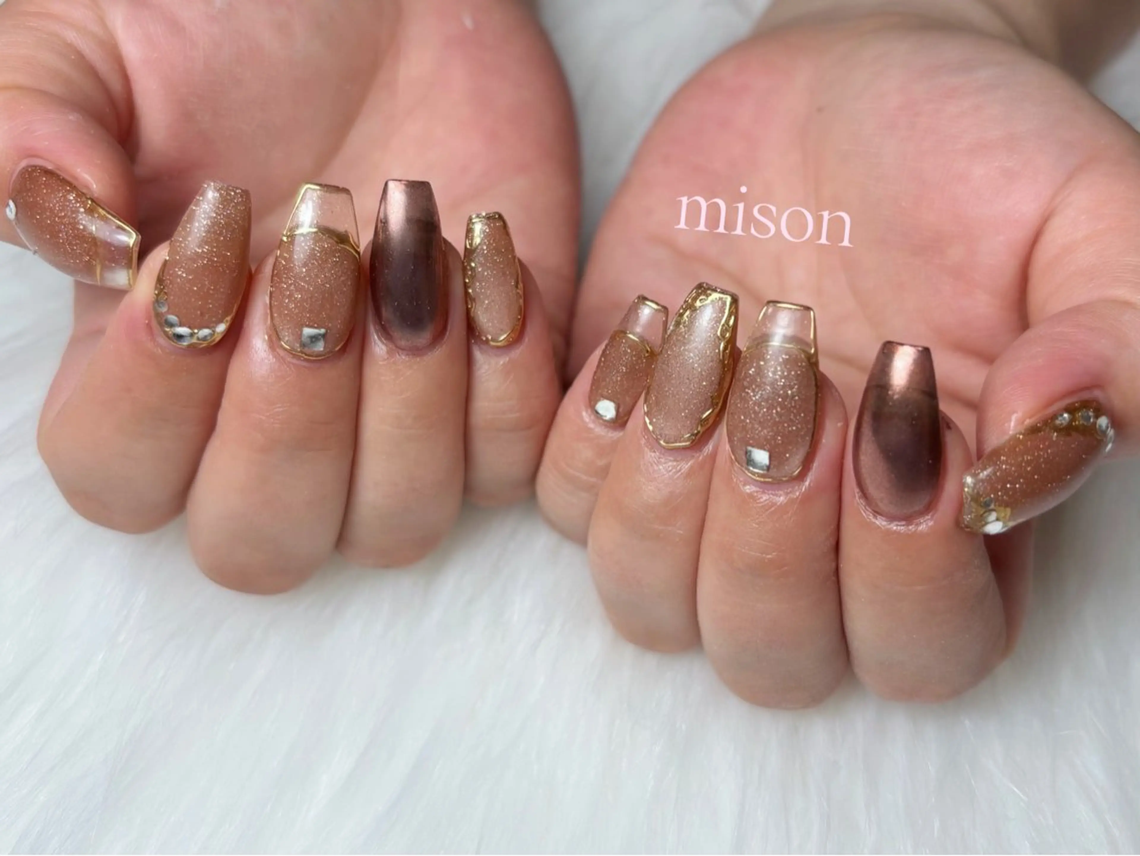 ネイル mison所属・mison 安形友花のネイルデザイン