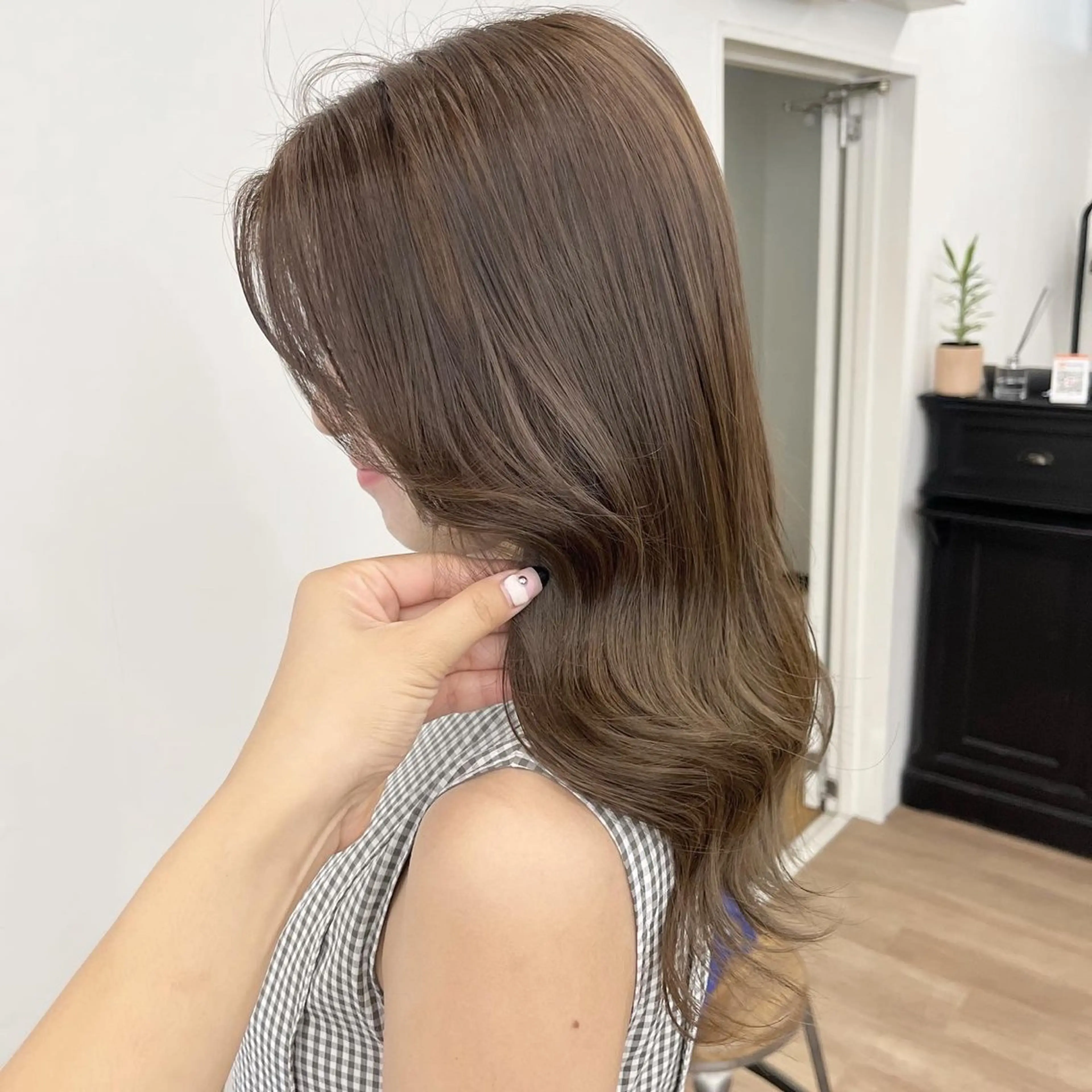 セミロング カラー ヘアアレンジ 成人式 結婚式・ブライダル 入学式 卒業式のヘアスタイル 似合わせカット HIROKO / 透明感暖色カラー🎀のヘアスタイル