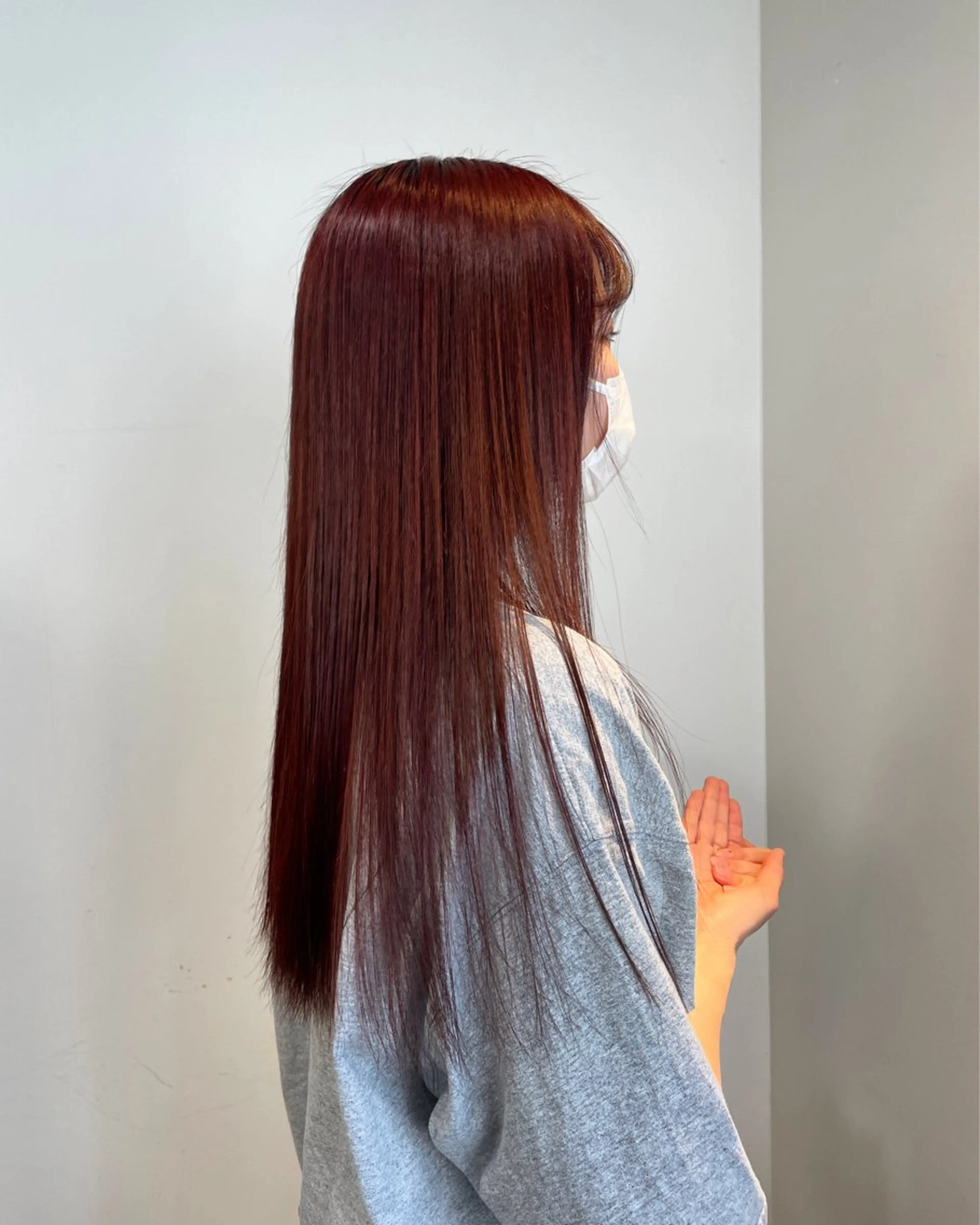 ロング カラー パーマ 表参道/髪質改善・ 透明感 colorのヘアスタイル