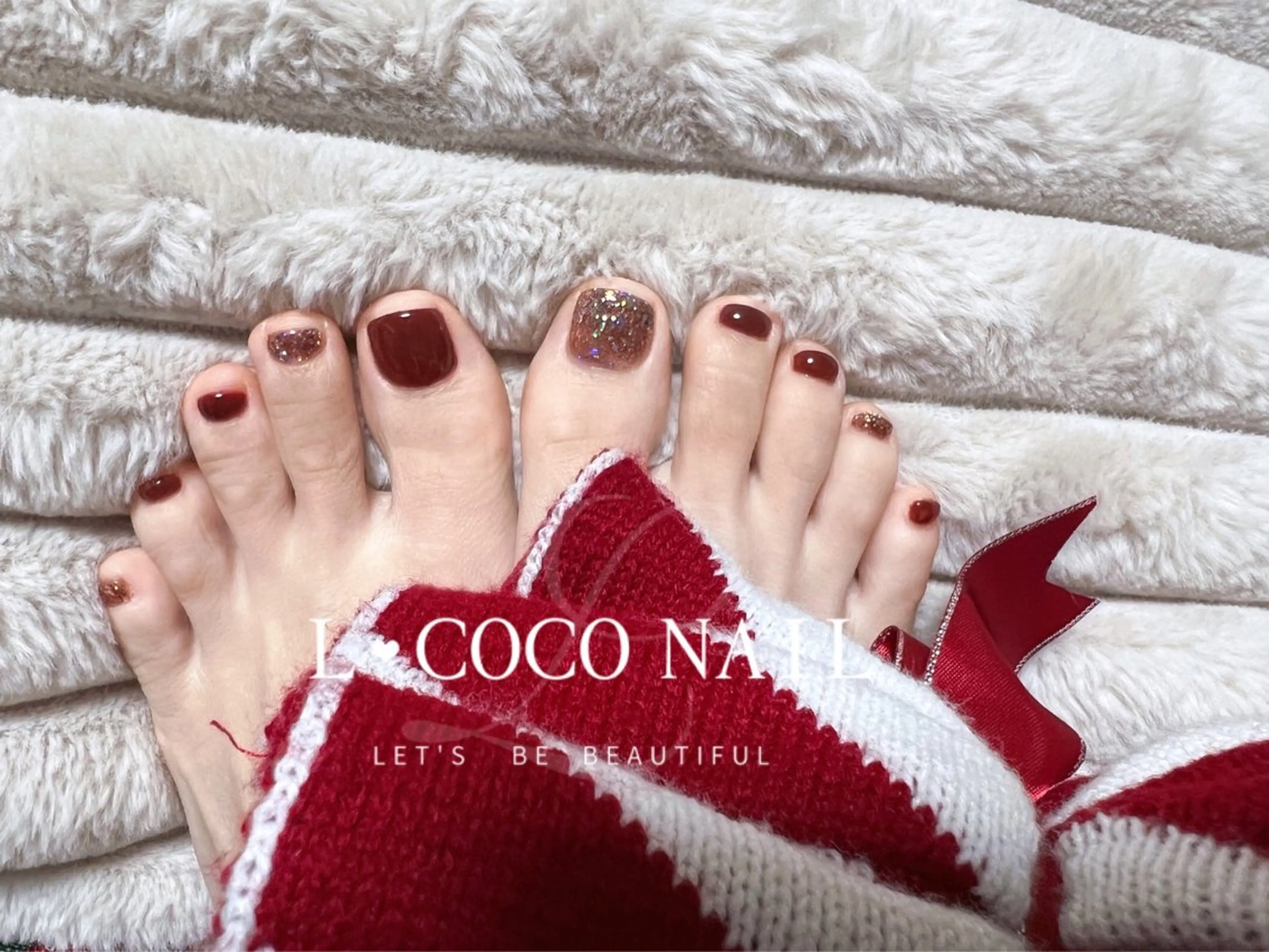 ネイル フットネイル L·COCO Nail所属・L♡ COCO nailのネイルデザイン
