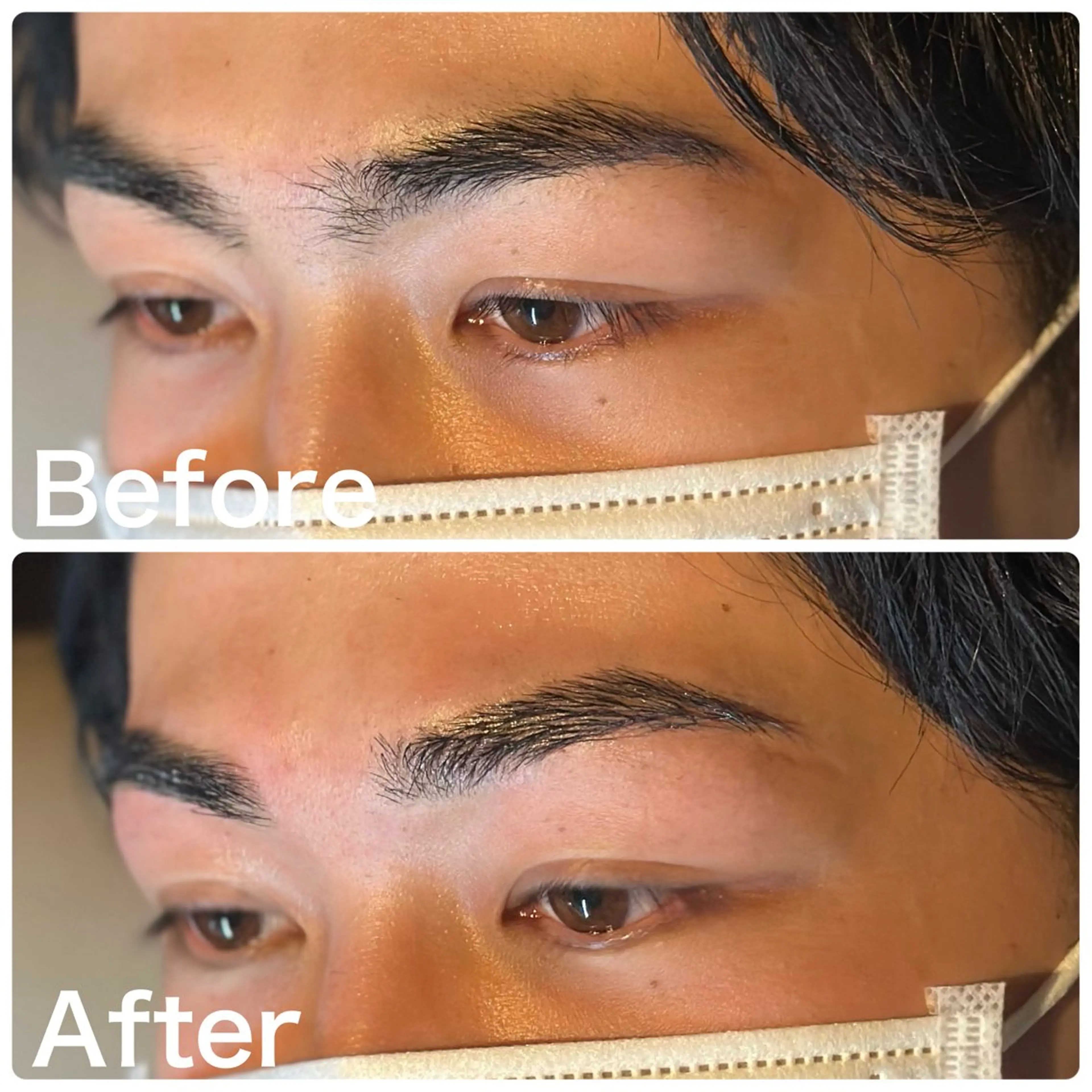 メンズ アイブロウ ワックス脱毛 眉カット メンズ眉毛専門 Re:gid柏本店の眉毛・アイブロウイメージ