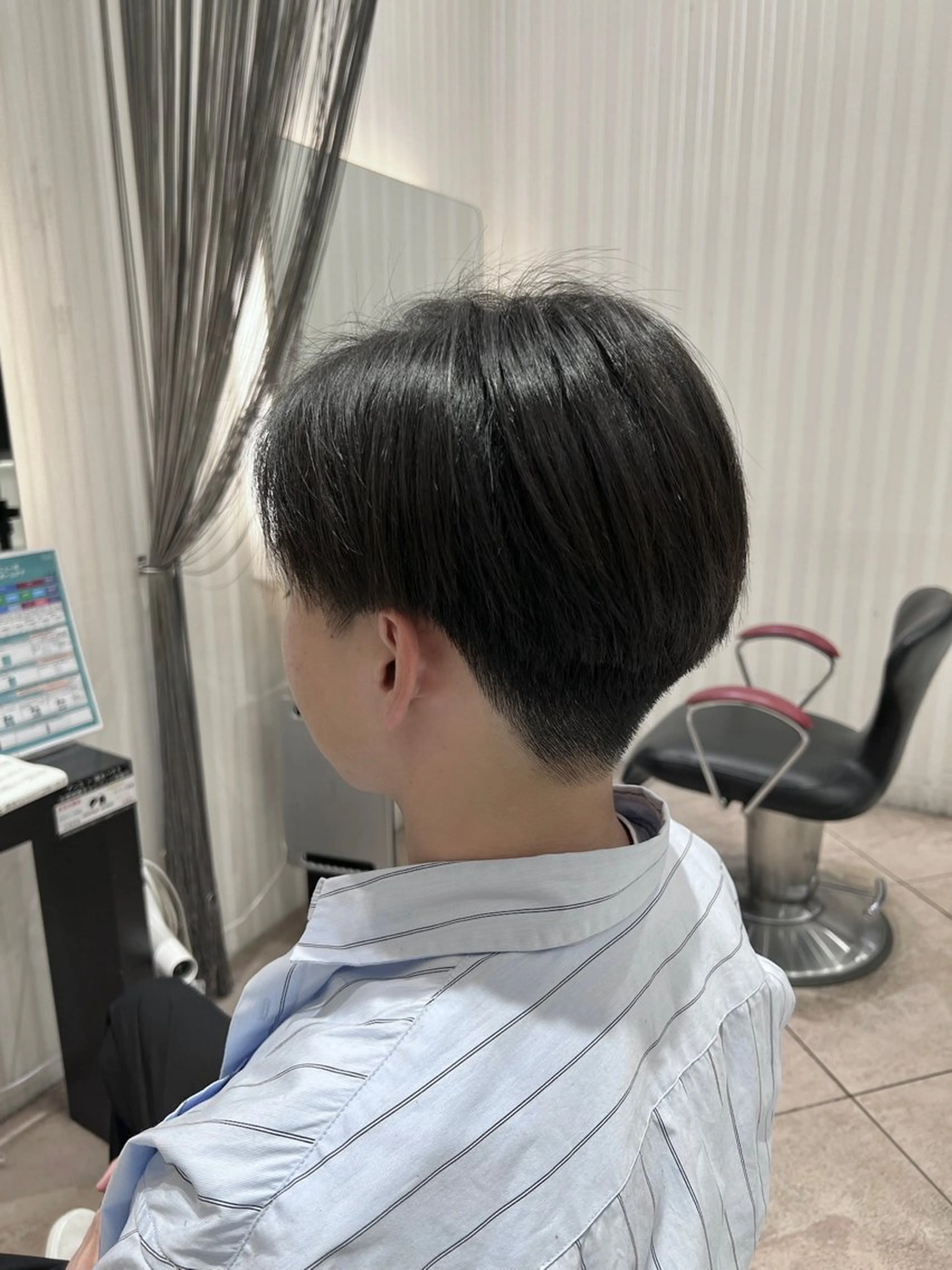 メンズ 刈り上げ 松原 梨華のヘアスタイル