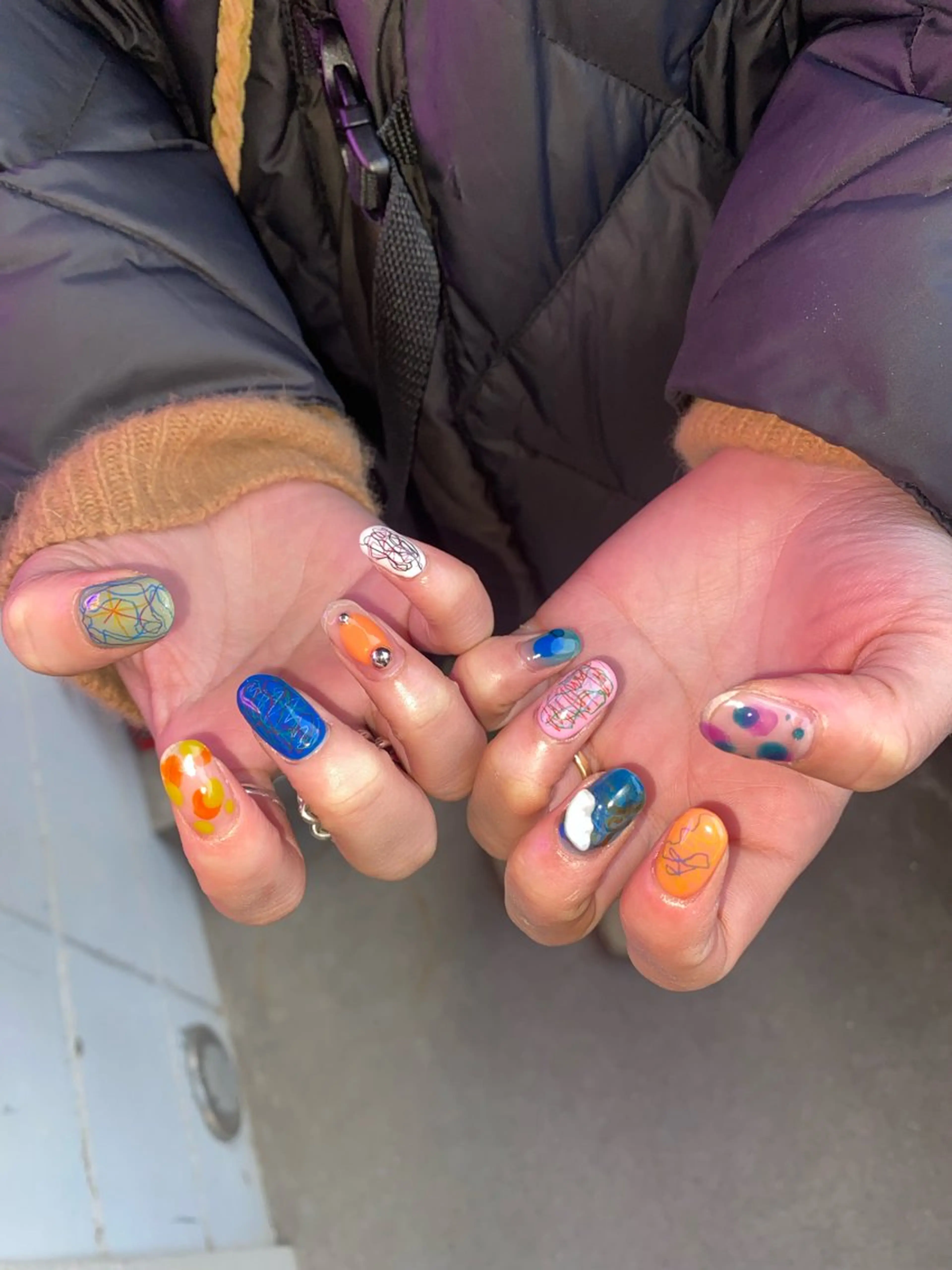 ネイル .unff所属・hana (..)個 性派/メンズネイル◎のネイルデザイン