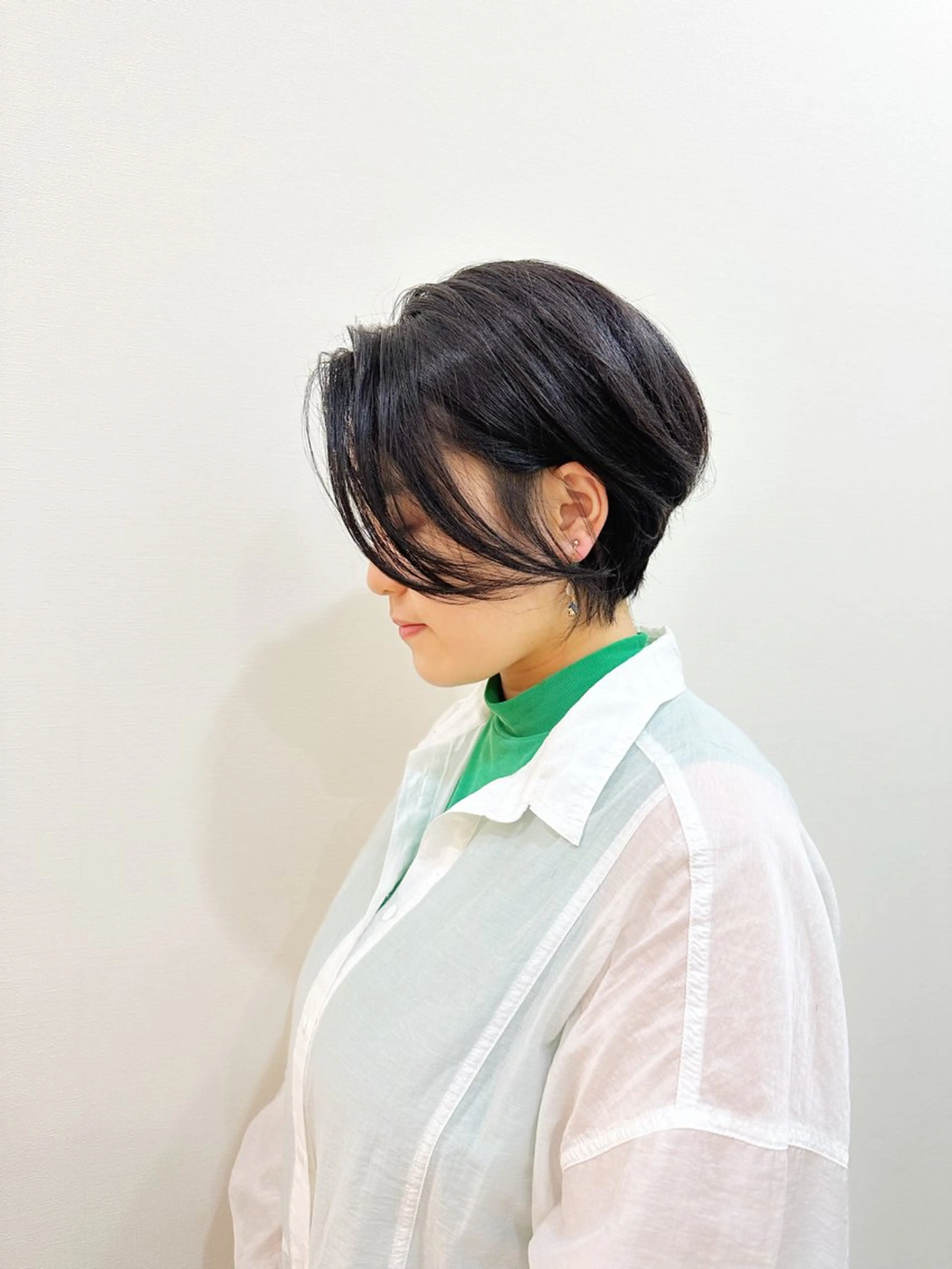 ショート ショートボブ ハンサムショート ボブ 髪質改善 タンバルモリ カット newline銀座所属・銀座ショート/ 大人ショート/金子涼のヘアスタイル