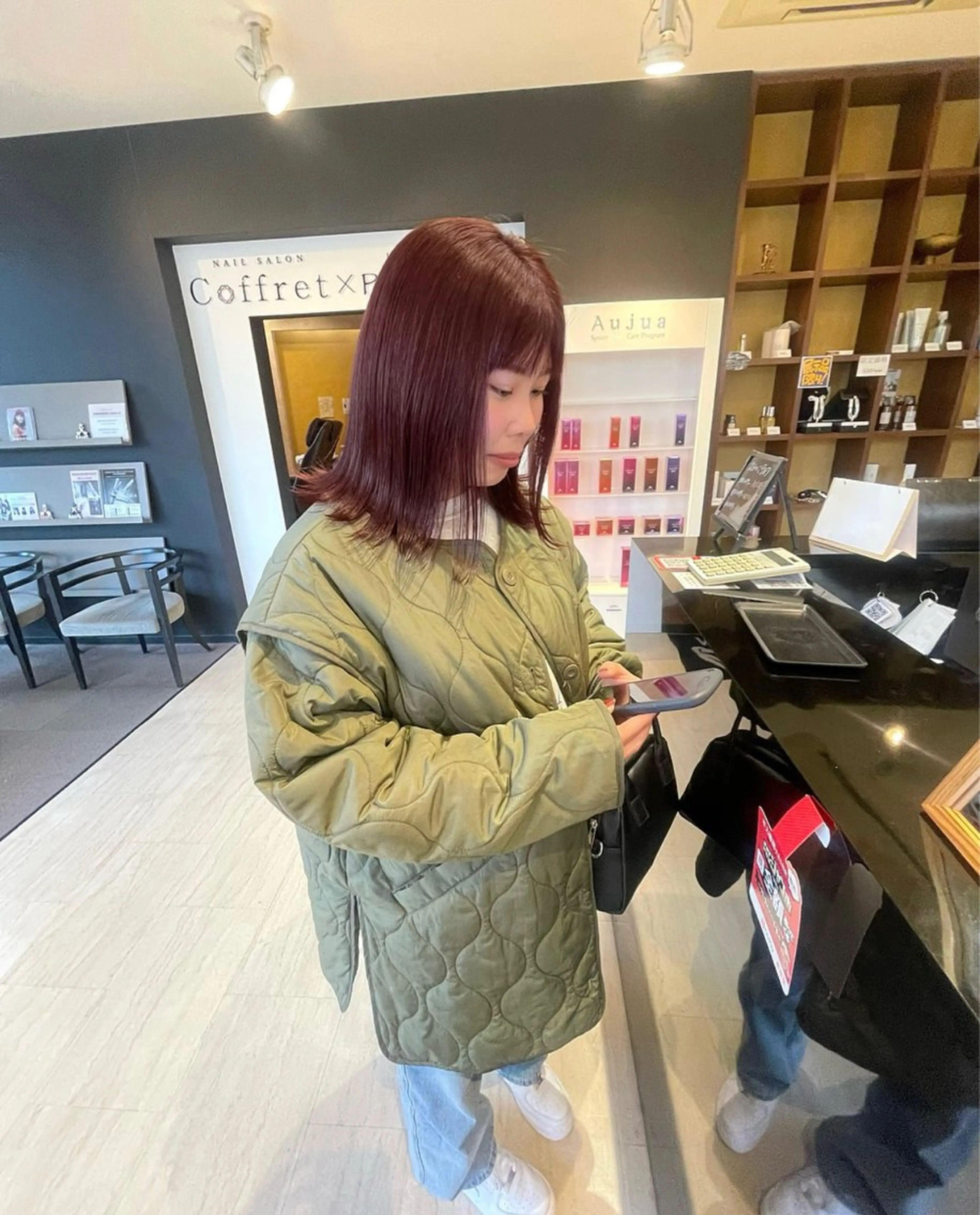 カラー ヘアカラー トリートメント 辻 那美樹/似合わせ ヘア/髪質改善のヘアスタイル