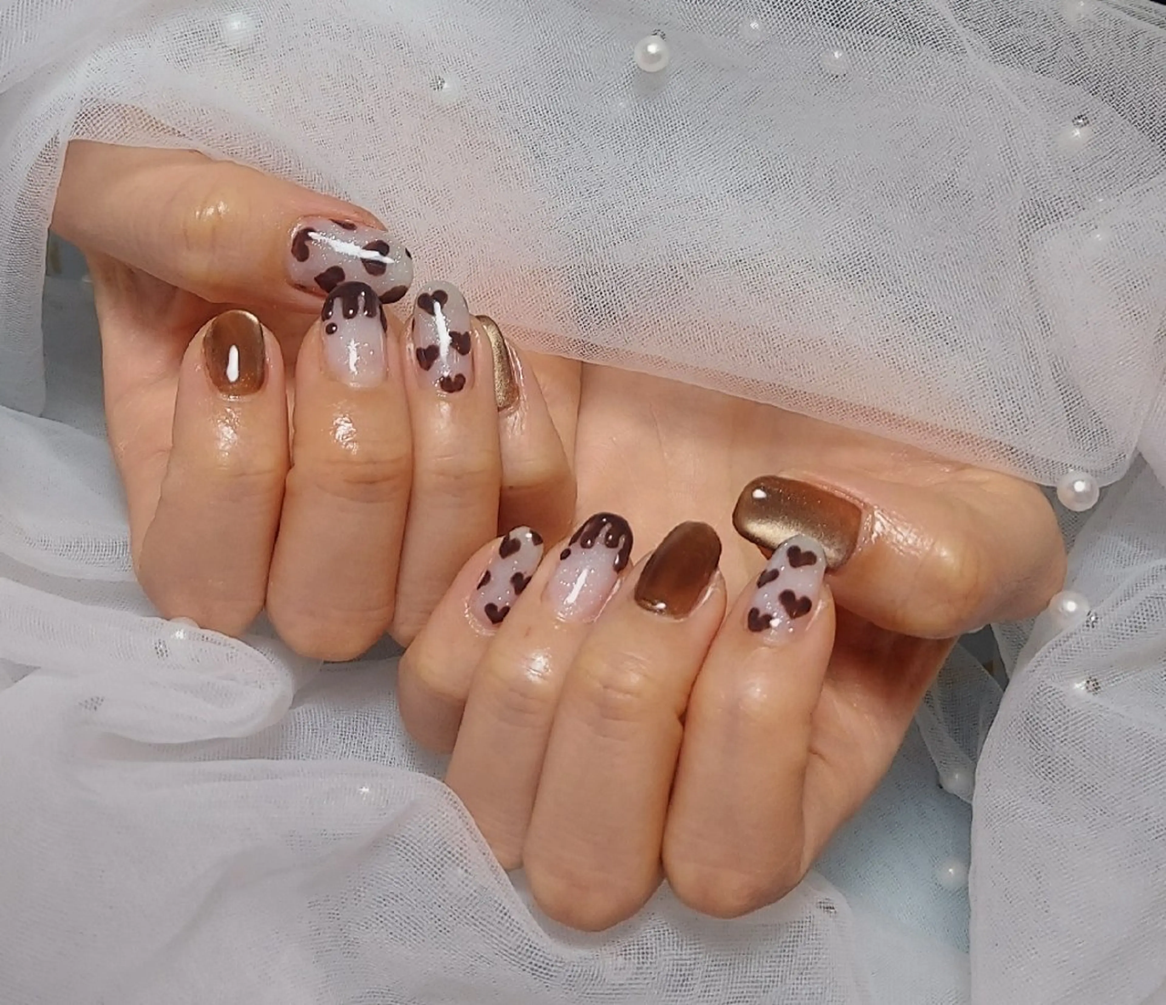 ネイル ハンドネイル とりごえ さおりのネイルデザイン