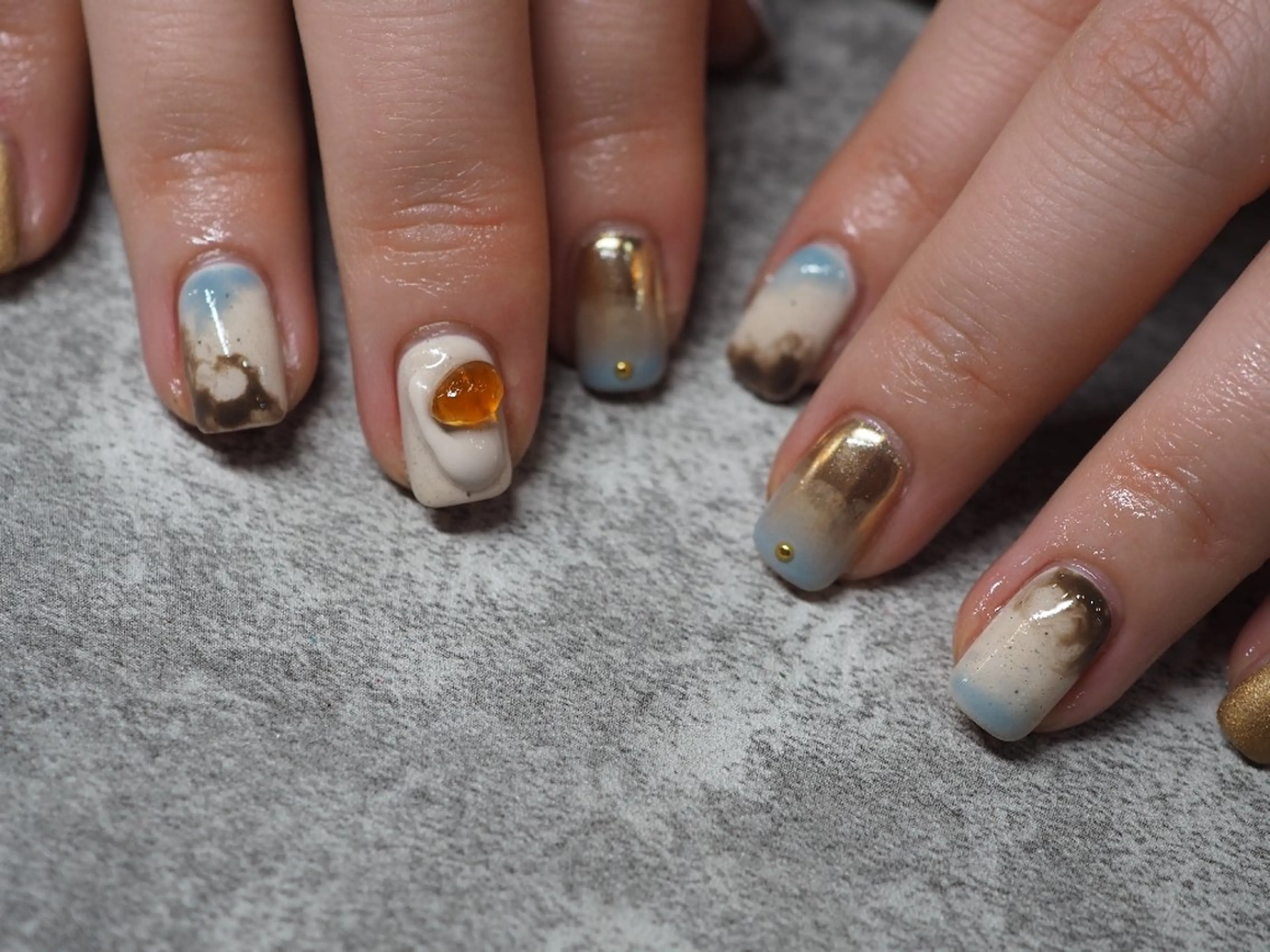 ネイル ハンドネイル glaNje 福光のネイルデザイン