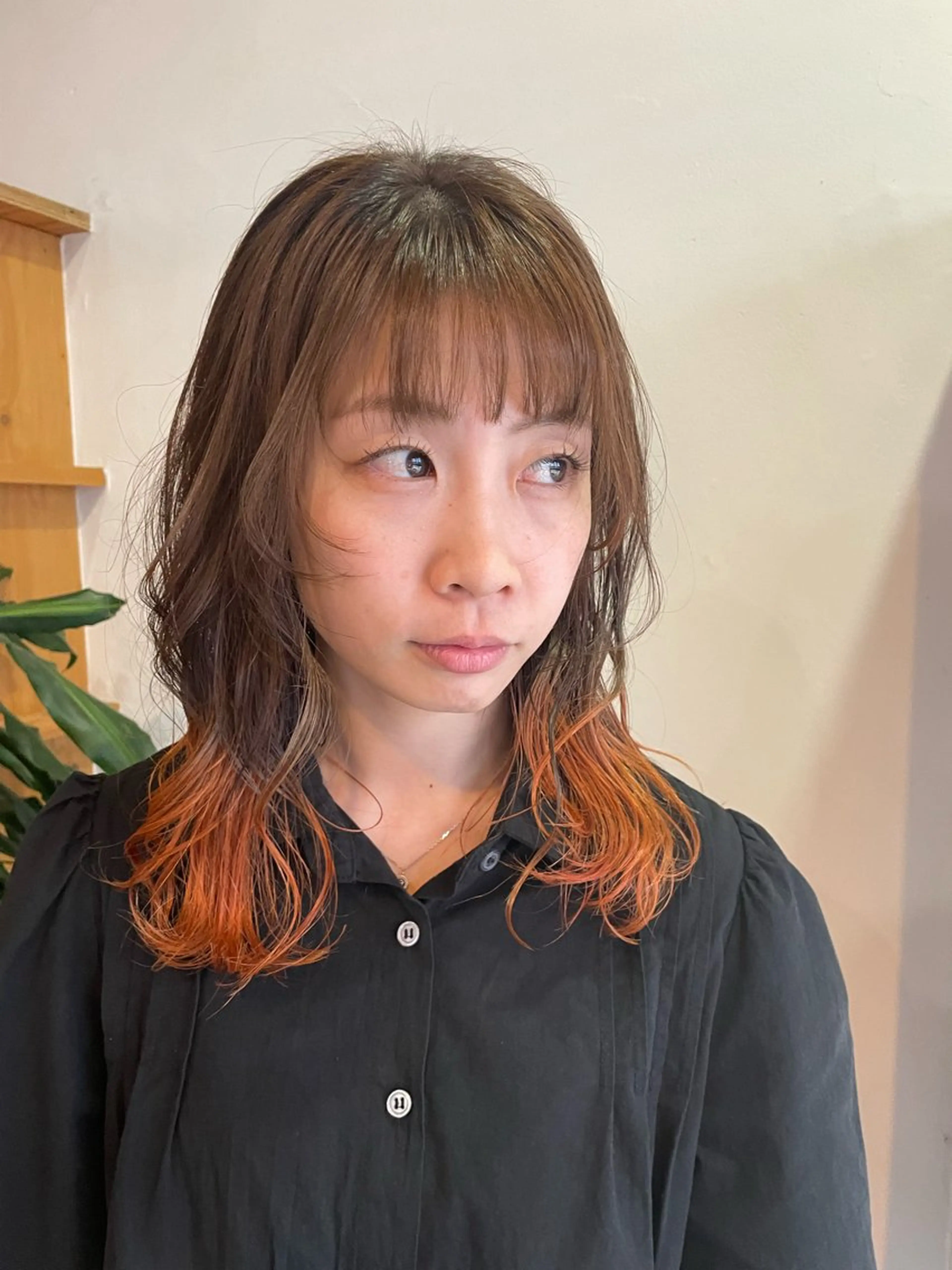 セミロング カラー ⛲️every 🌼 平子 歩美 ☺︎のヘアスタイル