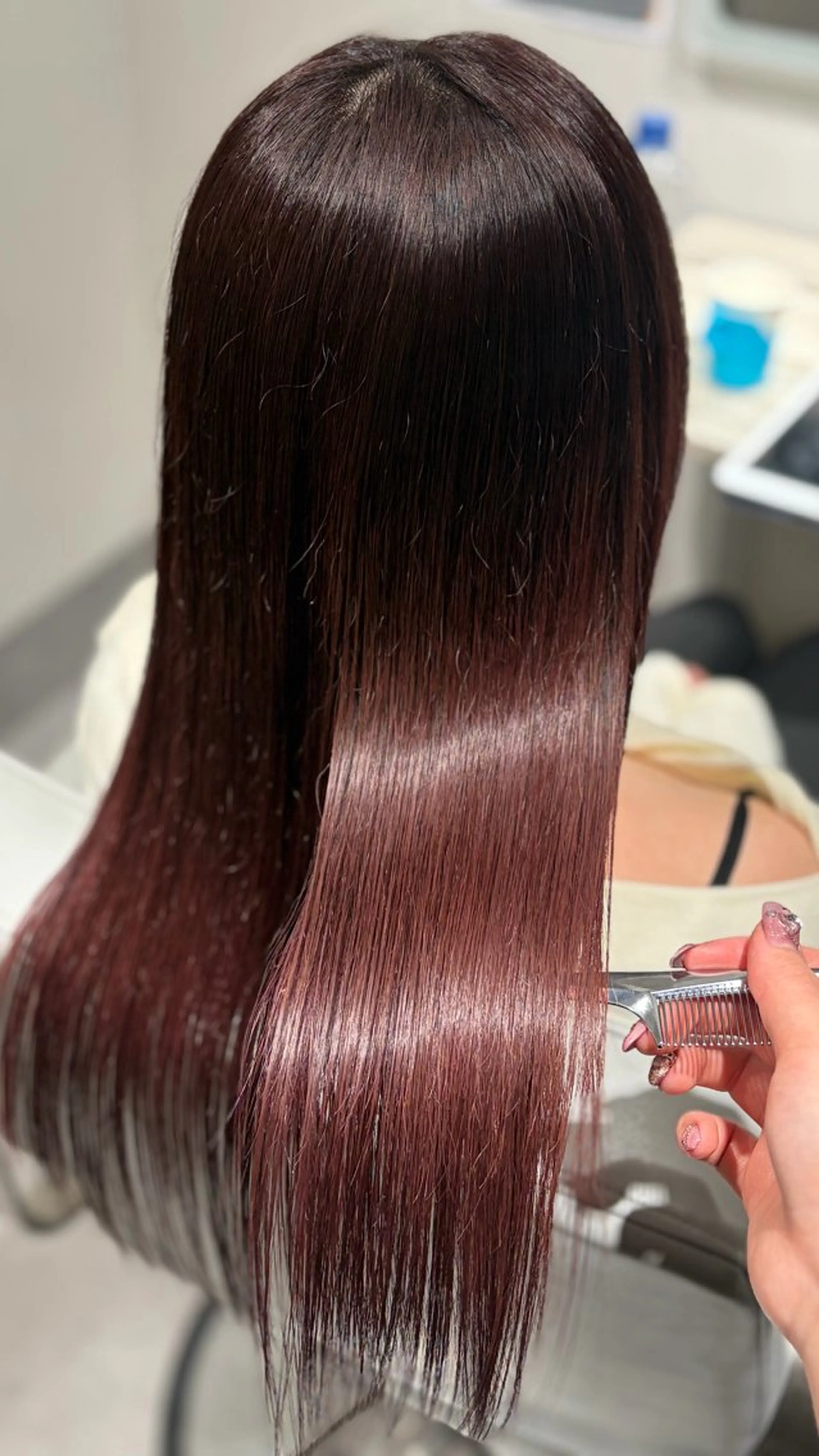 ヘアカラー トリートメント 髪質改善/縮毛矯正 堂下寧音のヘアスタイル