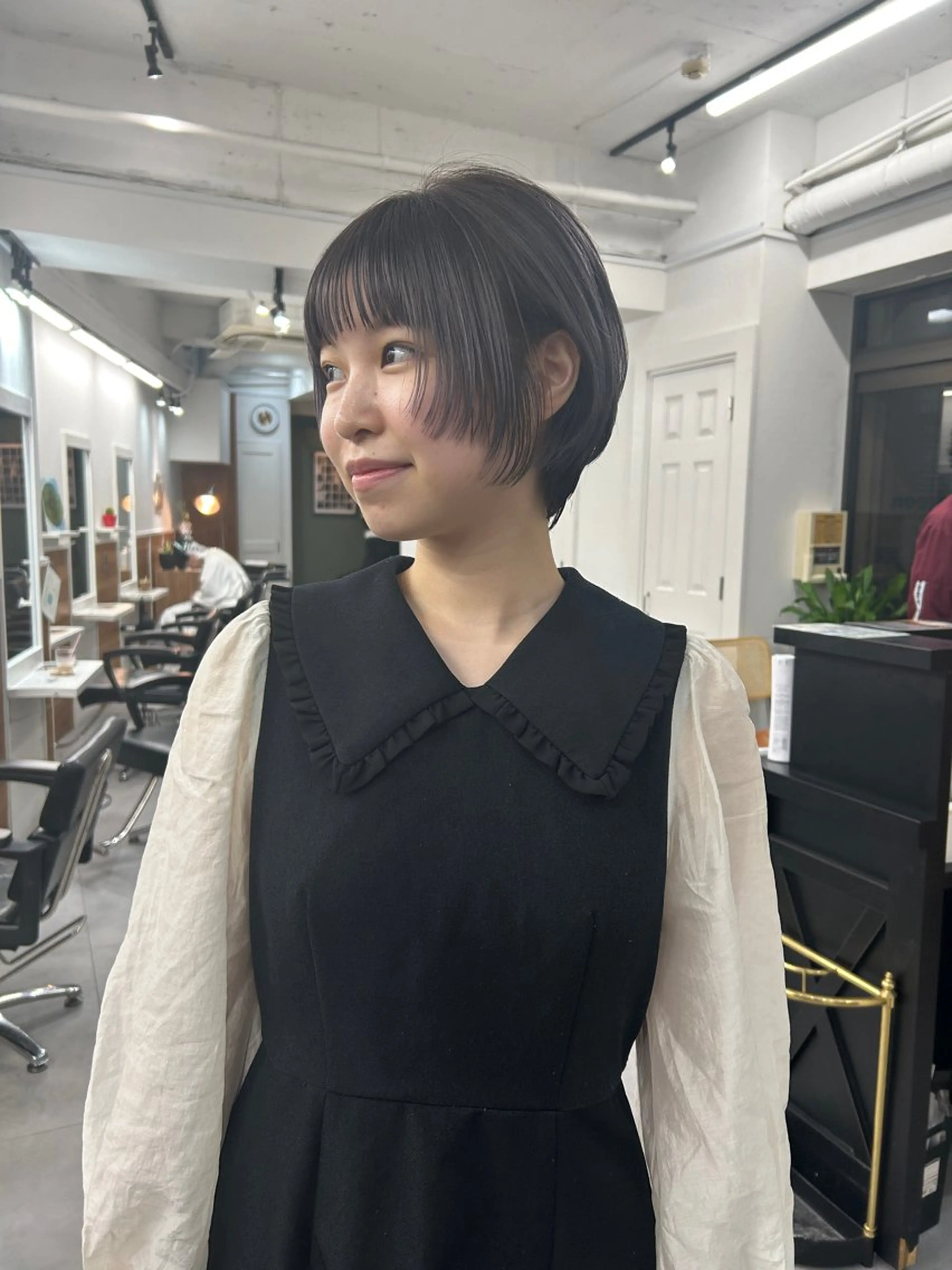 ショート レイヤーボブ/ 艶カラー/サナ🌼のヘアスタイル