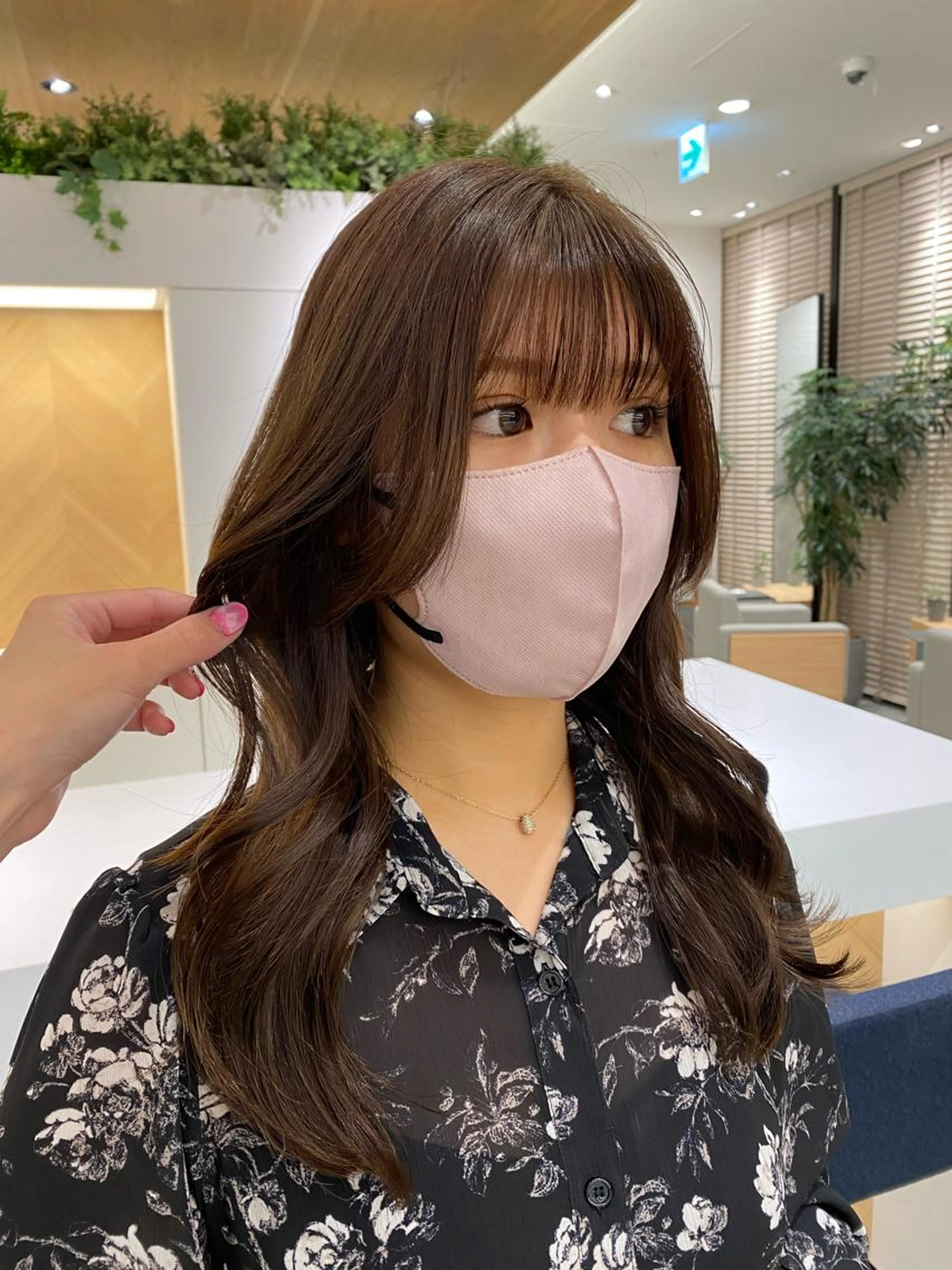 【湿気にも負けない！前髪パーマ】カット＋前髪パーマ🌸の写真