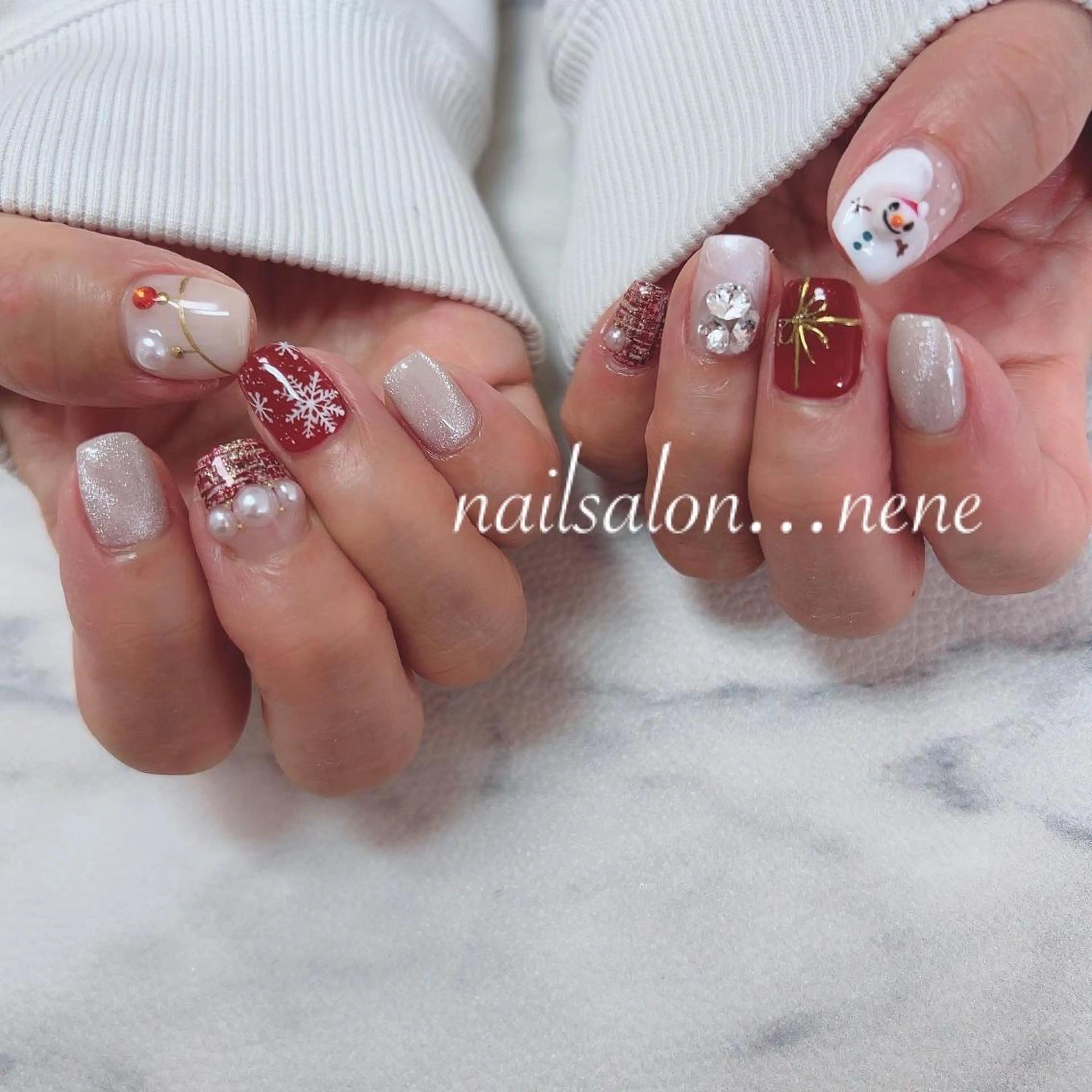 ネイル 冬ネイル nailsalon ...neneのネイルデザイン