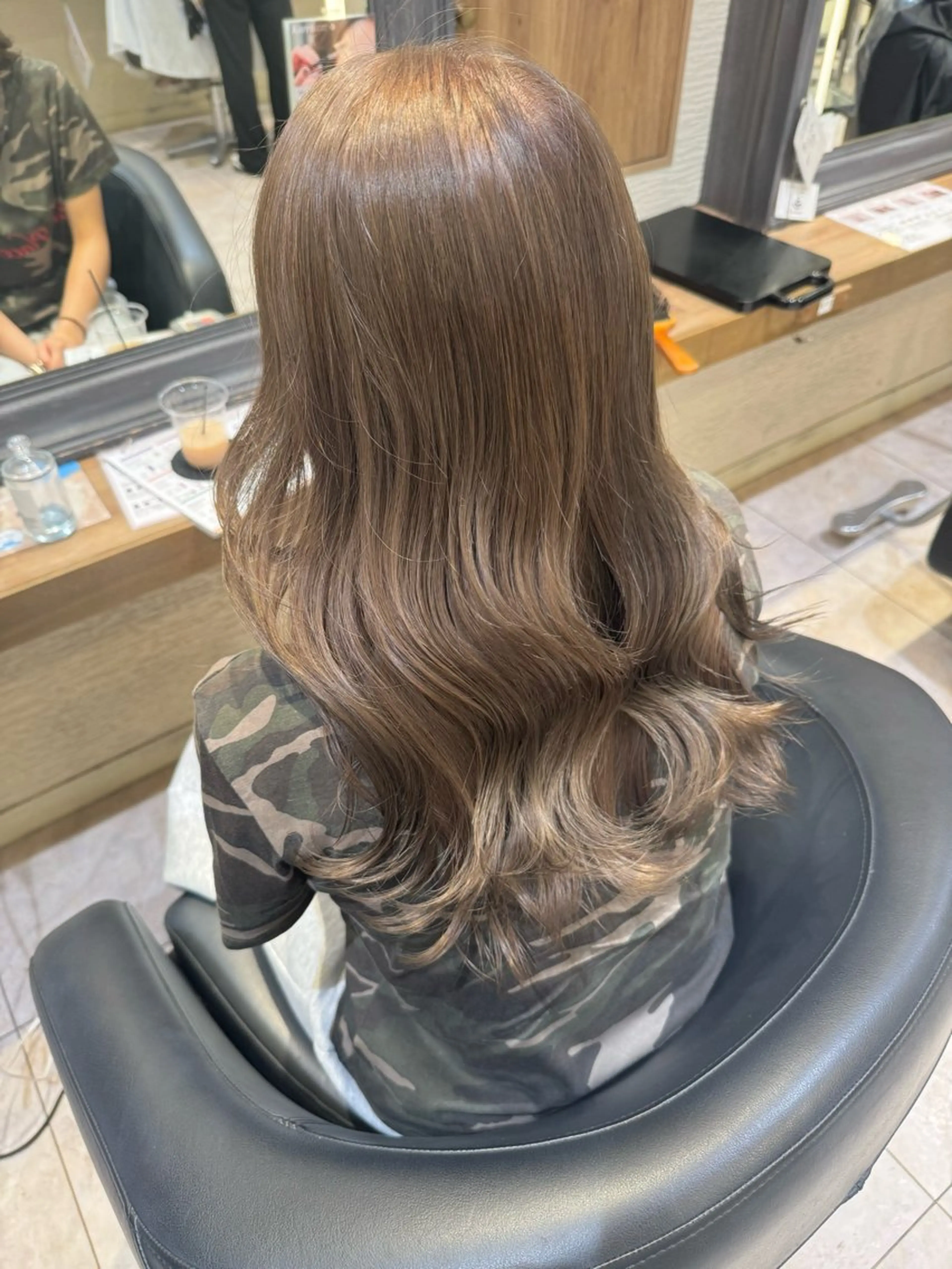 ロング カット ヘアカラー 赤み消しカラー🌱 YUZUKI🫧のヘアスタイル