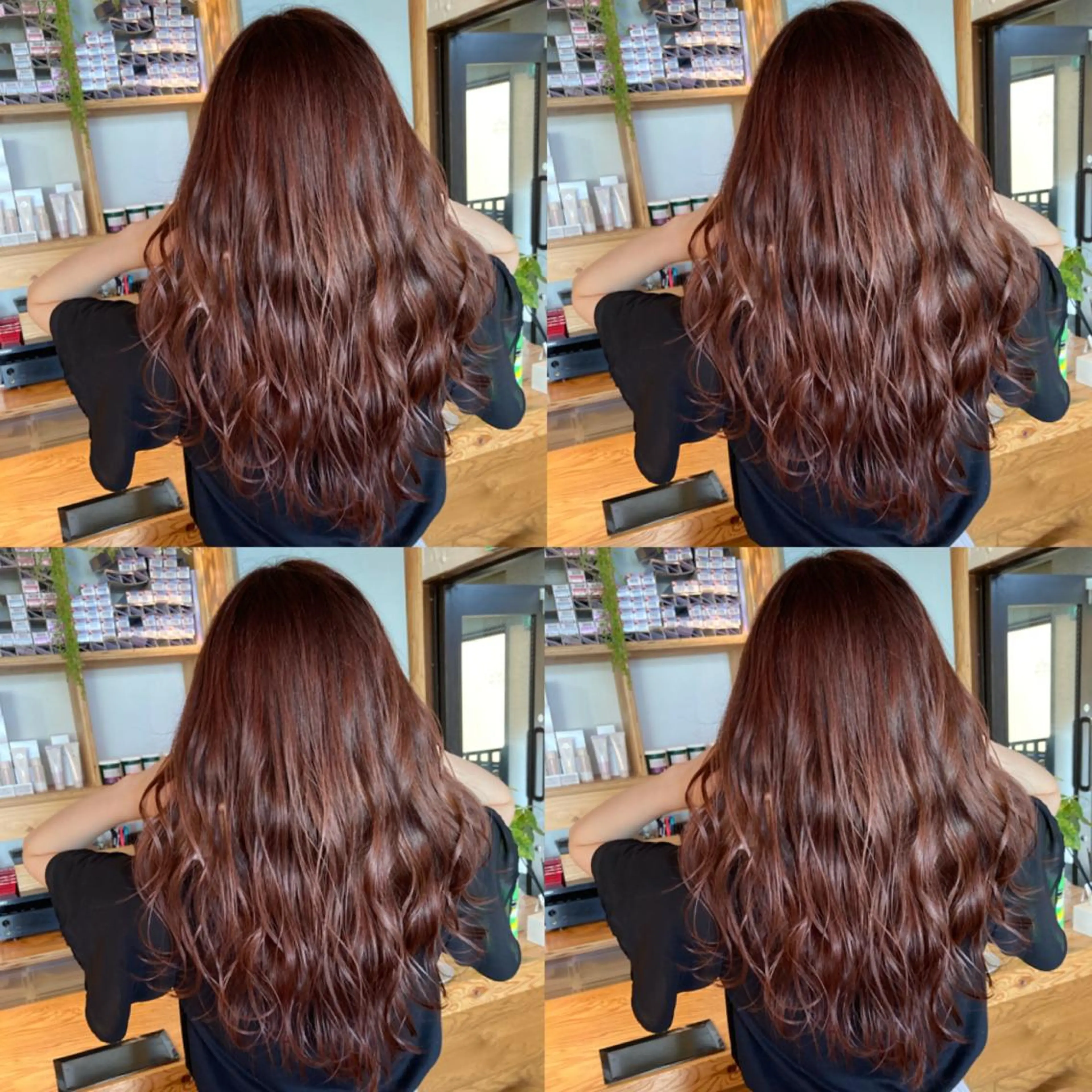 セミロング カラー ピンクカラー Miku❇️ フェイスレイヤーのヘアスタイル