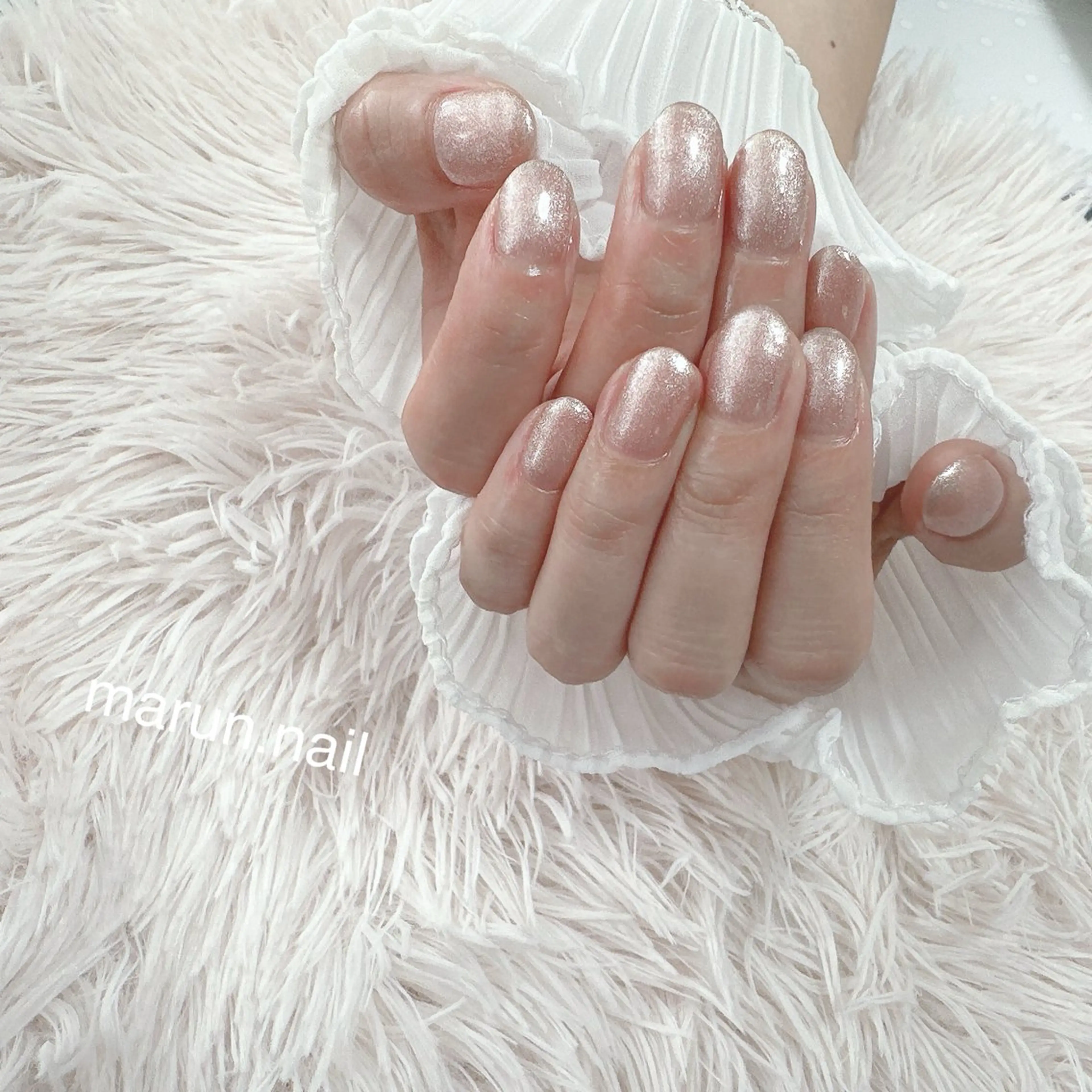 ネイル ジェルネイル シンプルネイル ハンドネイル marun._ megumi.のネイルデザイン