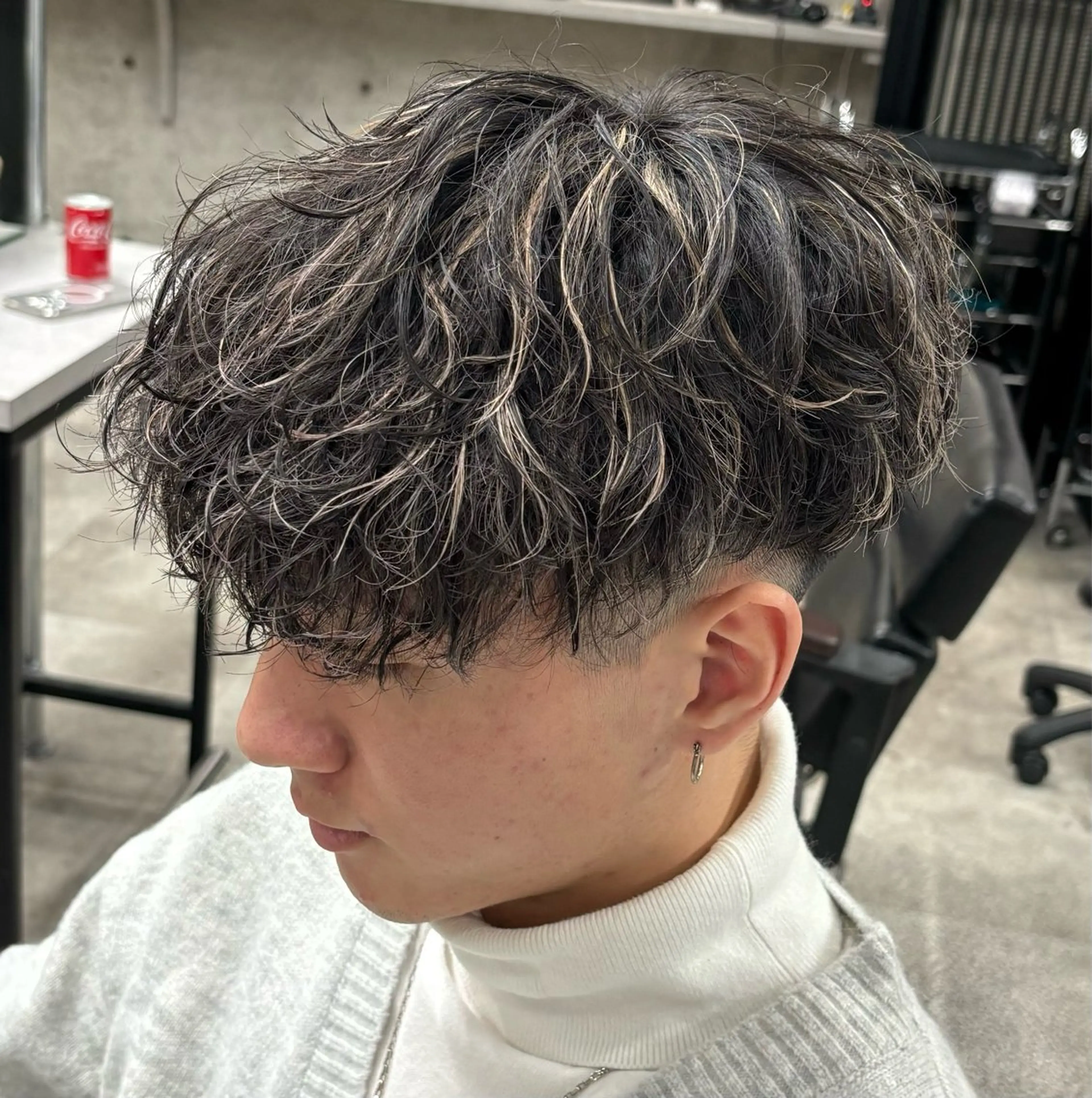 ショート パーマ era2d所属・マコト/心斎橋 メンズ専門店のヘアスタイル