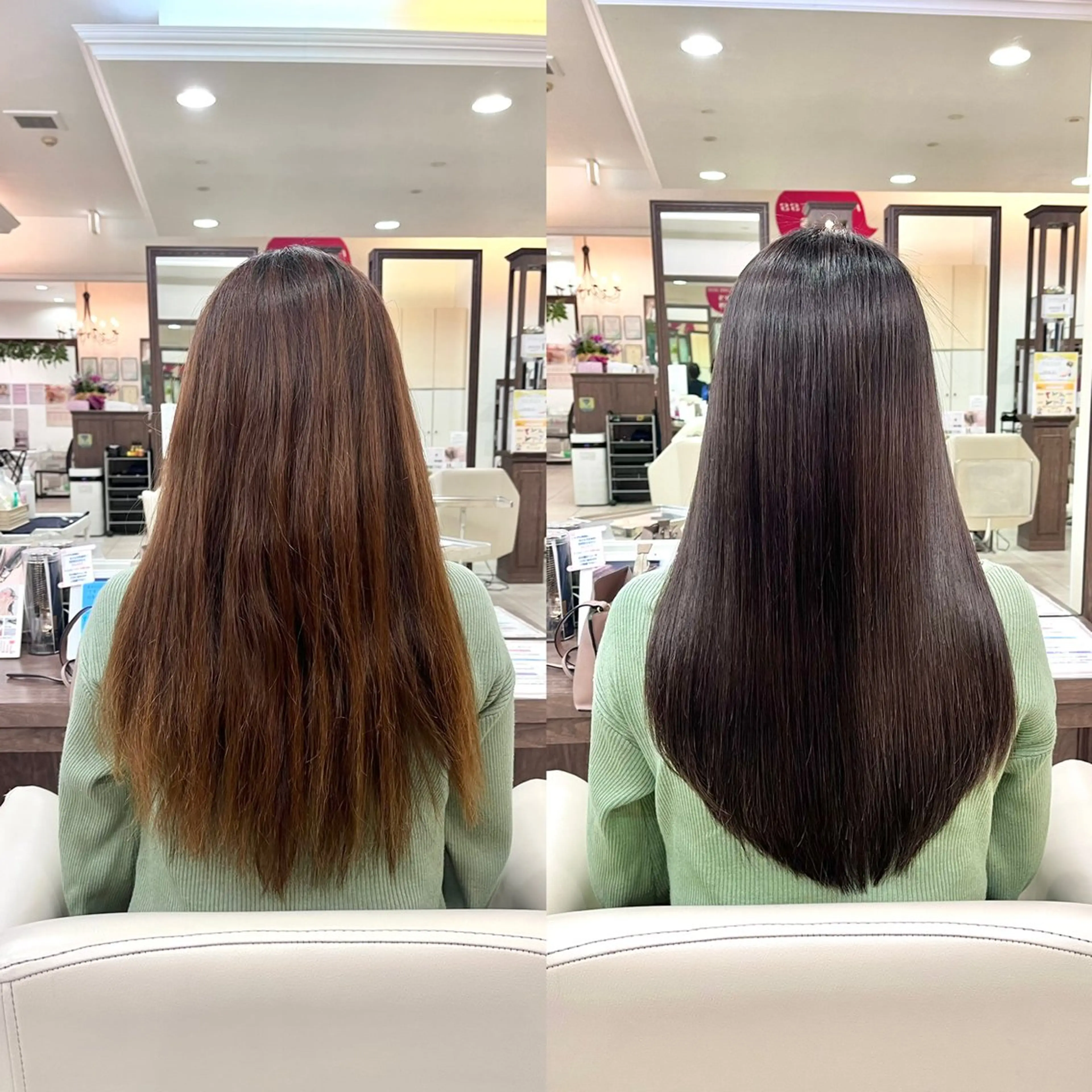 ロング カット ヘアカラー 縮毛矯正 トリートメント ✨髪質改善・縮毛矯正 専門美容室マーベルのヘアスタイル