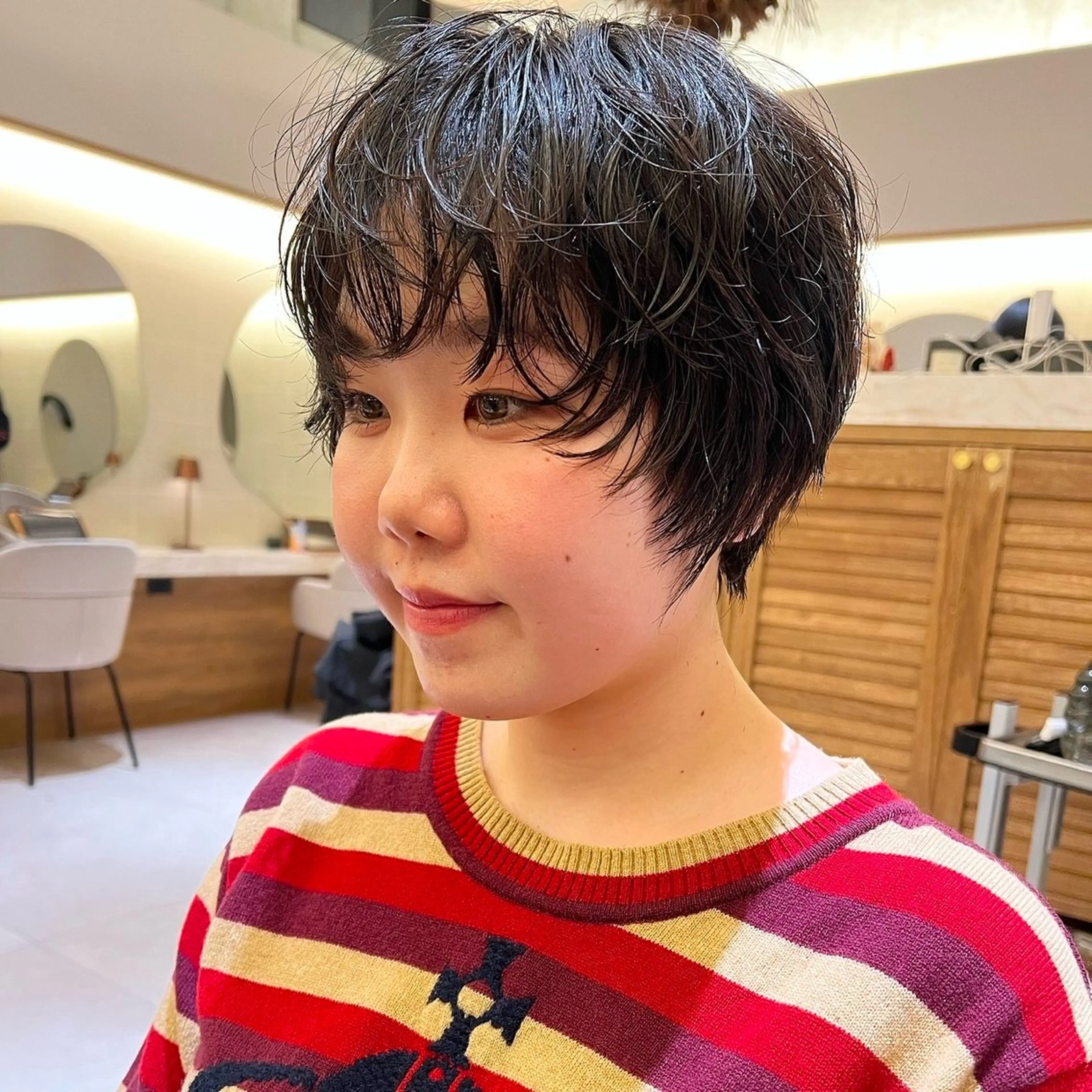 ショート パーマ yiye青山店所属・無料カットモデル /yuukaのヘアスタイル