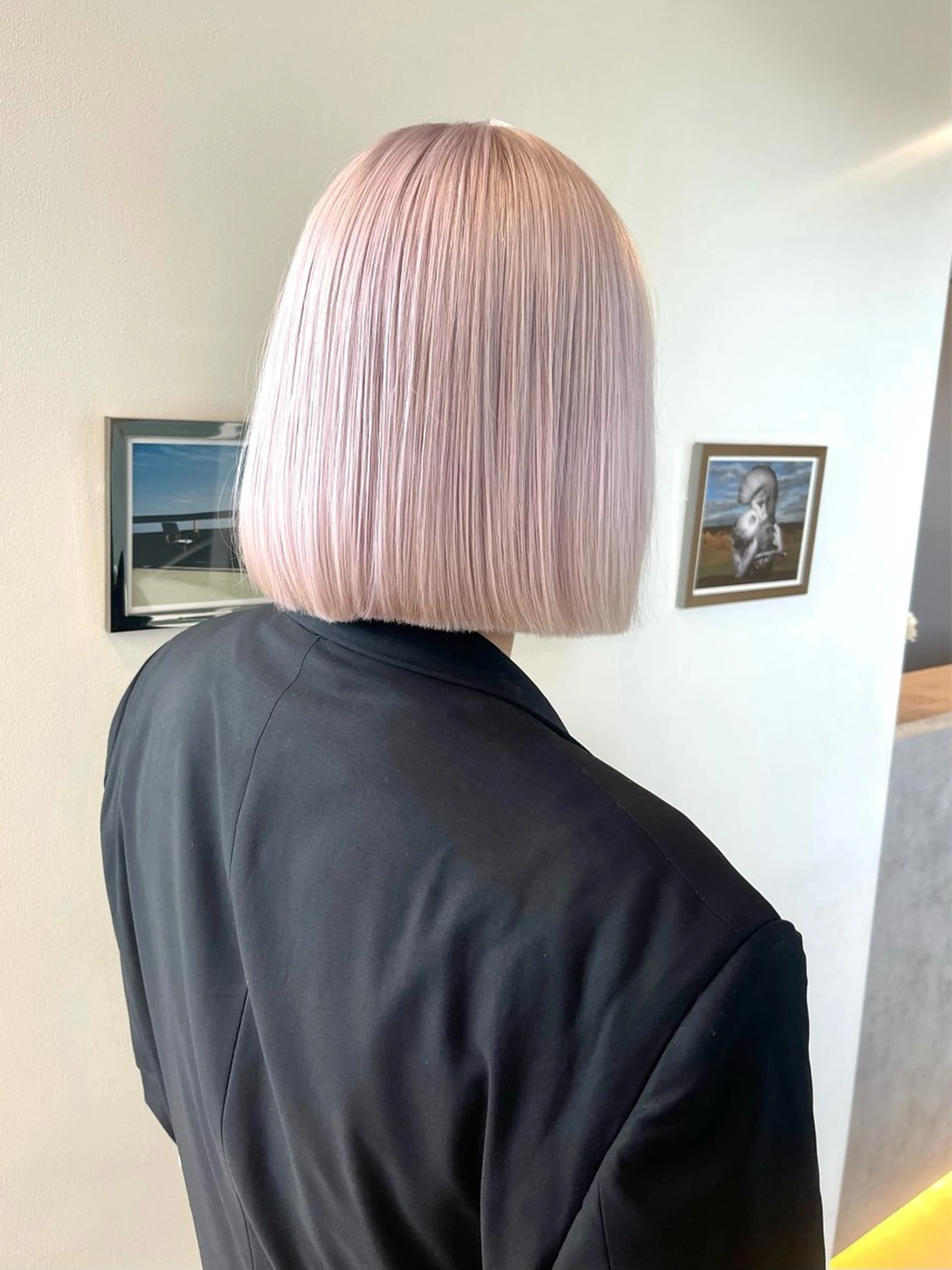 ショート カラー レイヤーカットとハイ トーン/HIROKIのヘアスタイル