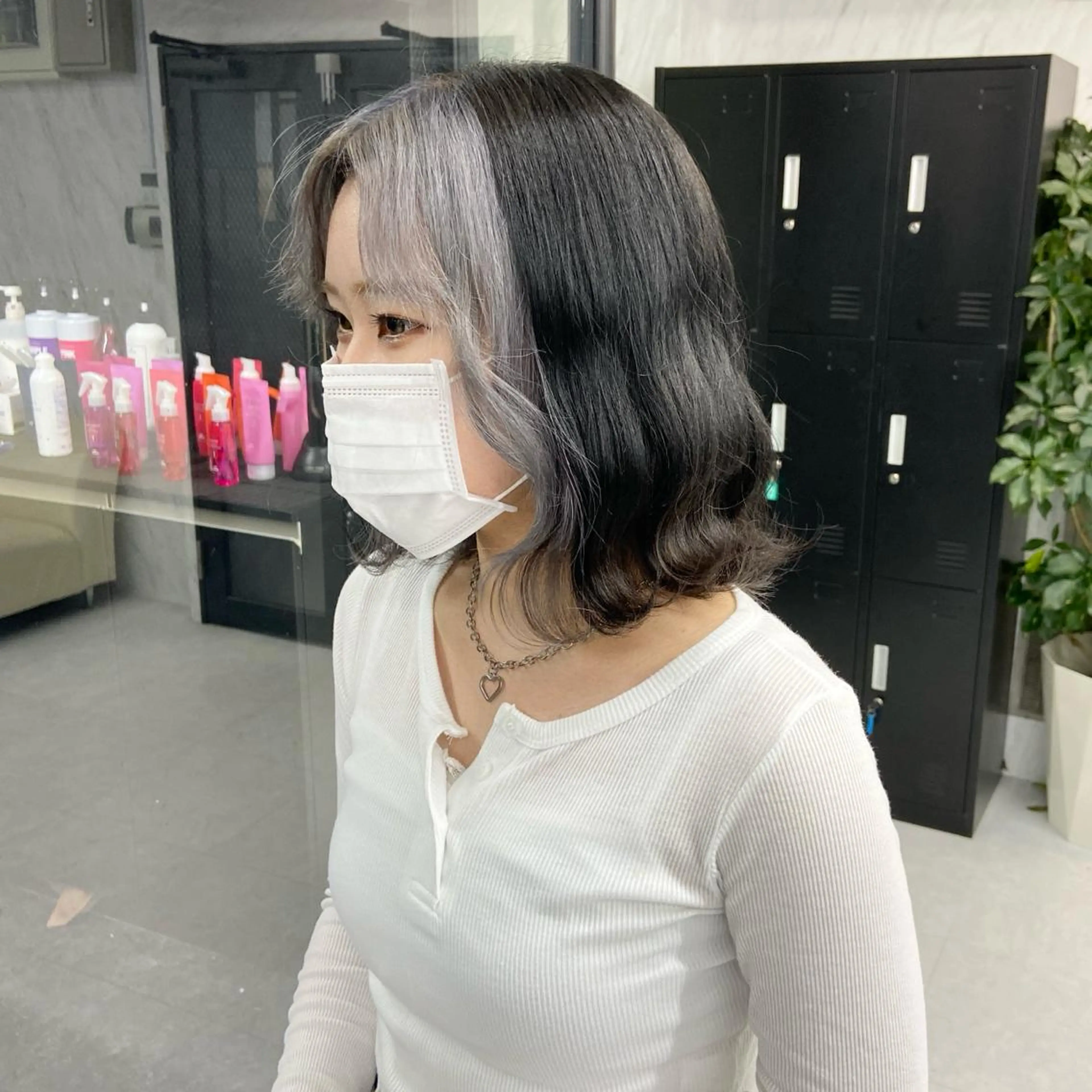 ミディアム カラー ハイトーンカラー ヘアカラー トリートメント ミルボンAujua認定サロン Ria  OSAKA 梅田所属・メンズ特化 Ryuのヘアスタイル