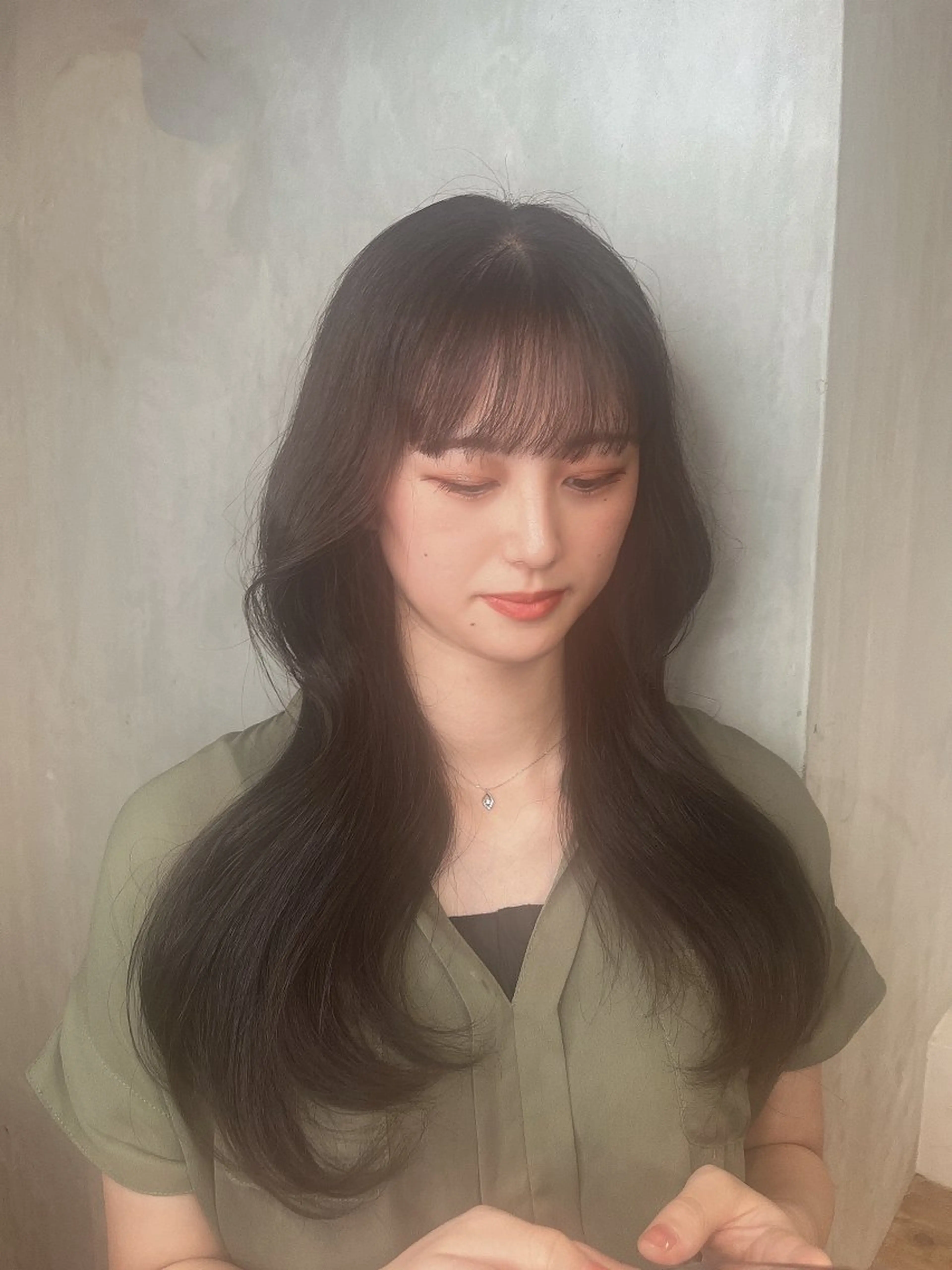 ロング ボブ/透明感カラー 🇰🇷Ryotaのヘアスタイル